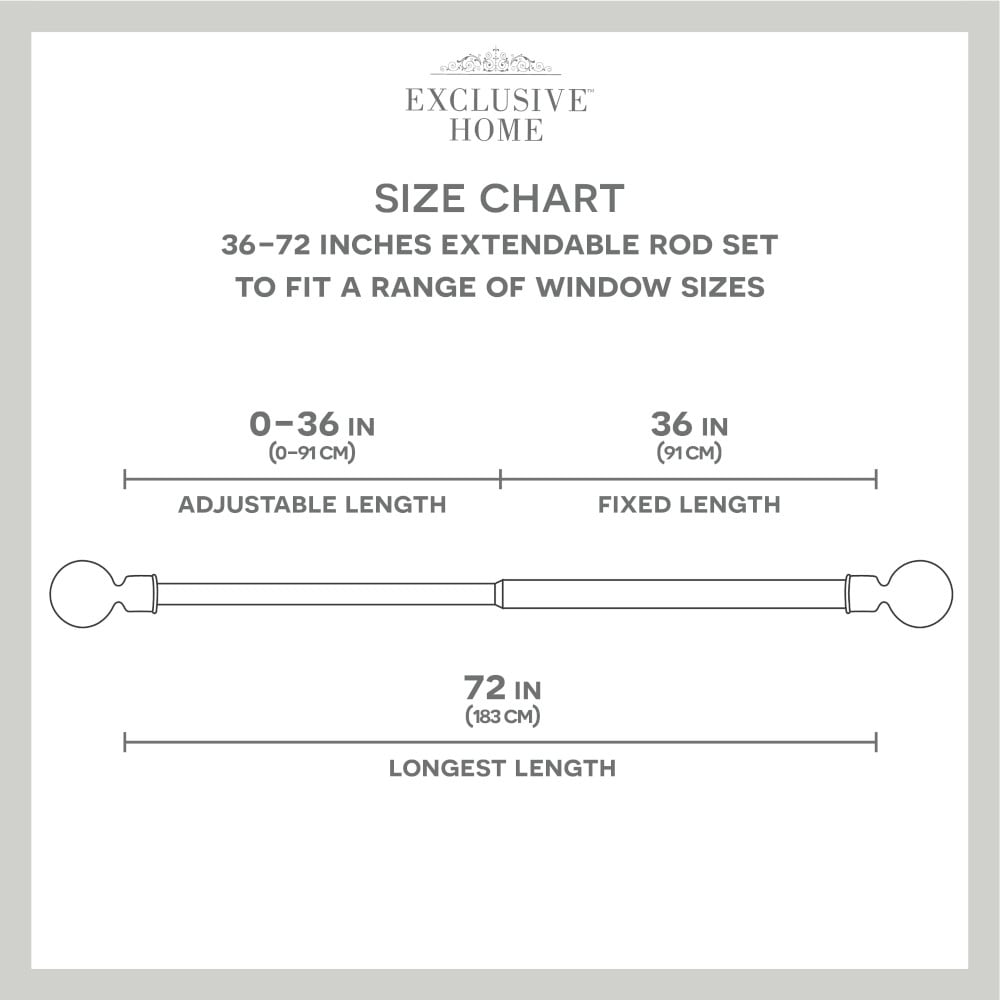 Exclusive Home ER1013-05 3672 Curtain-Rods - View #6