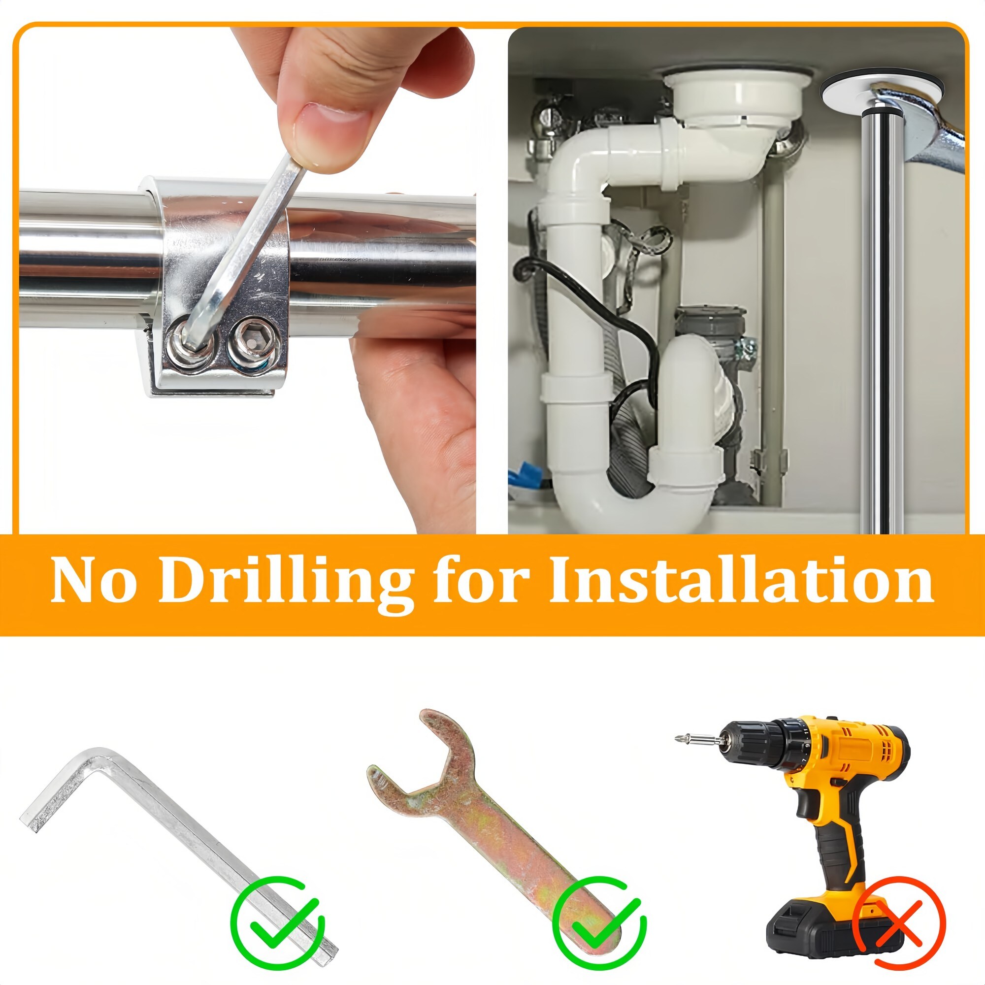 Numhew NHSEAN1308 Kitchen-Sink-Accessory-Kits - View #7