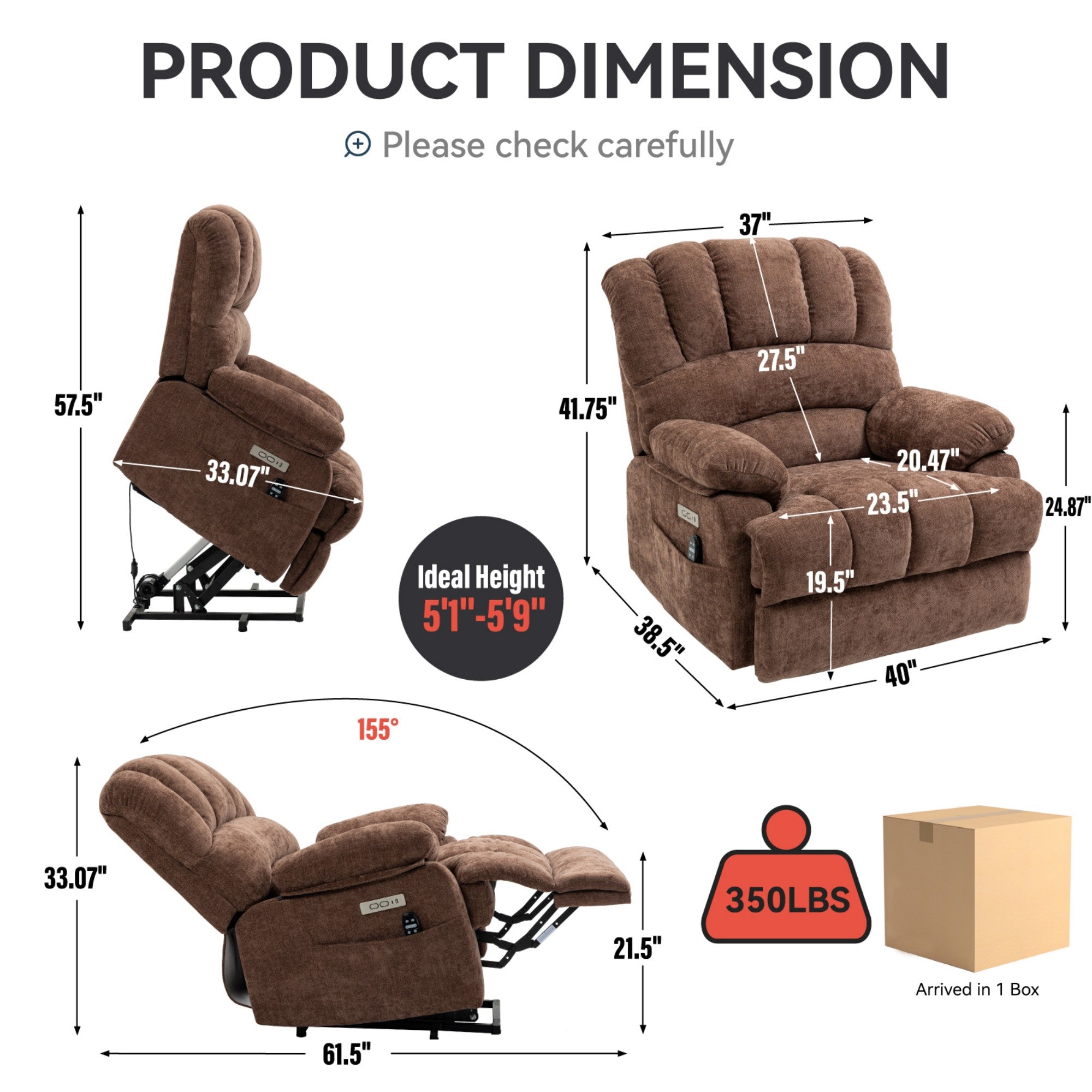 Boyel Living BL-CM816BN recliners - View #3