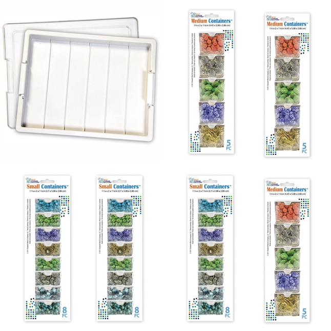 Bead Storage Solutions 39-Compartment Plastic Small Parts Organizer in the  Small Parts Organizers department at