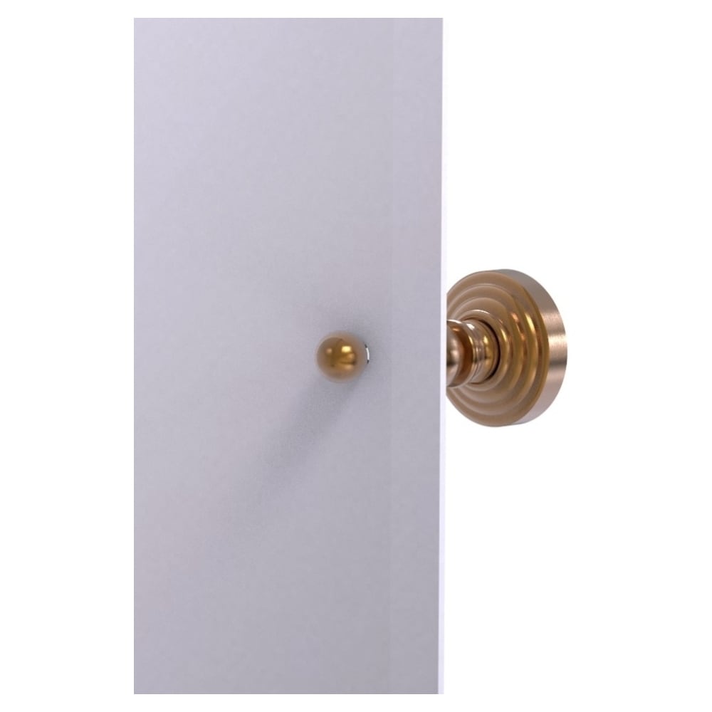 Allied Brass 2.25-in H Screw Mount Solid Brass Matte White Hanging Shower Caddy
