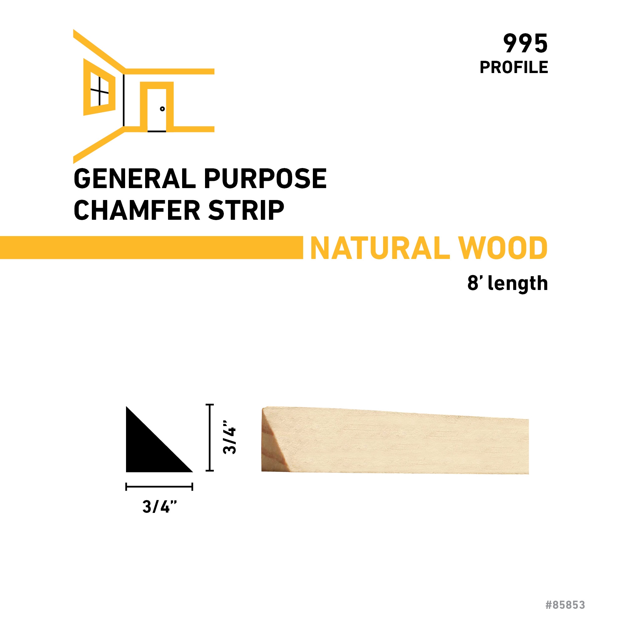 RELIABILT 995 8PINE Baseboard-Moulding - View #3
