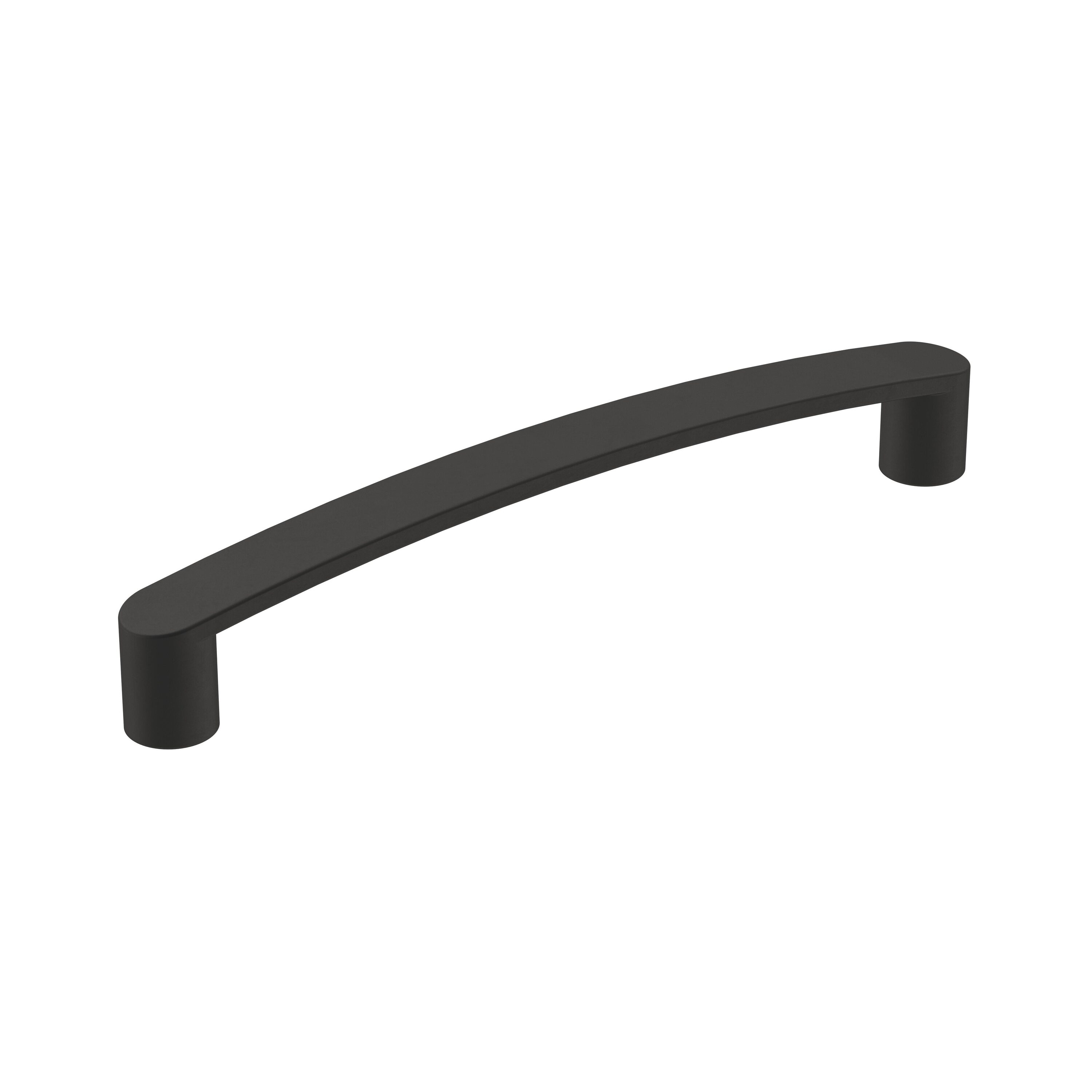 Amerock Rift 5-1/16-in , 128mm Center to Center Matte Black Arch Handle ...