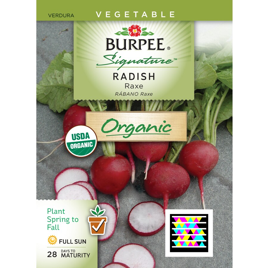 Burpee Radish Organic Vegetable Seed Packet at Lowes.com