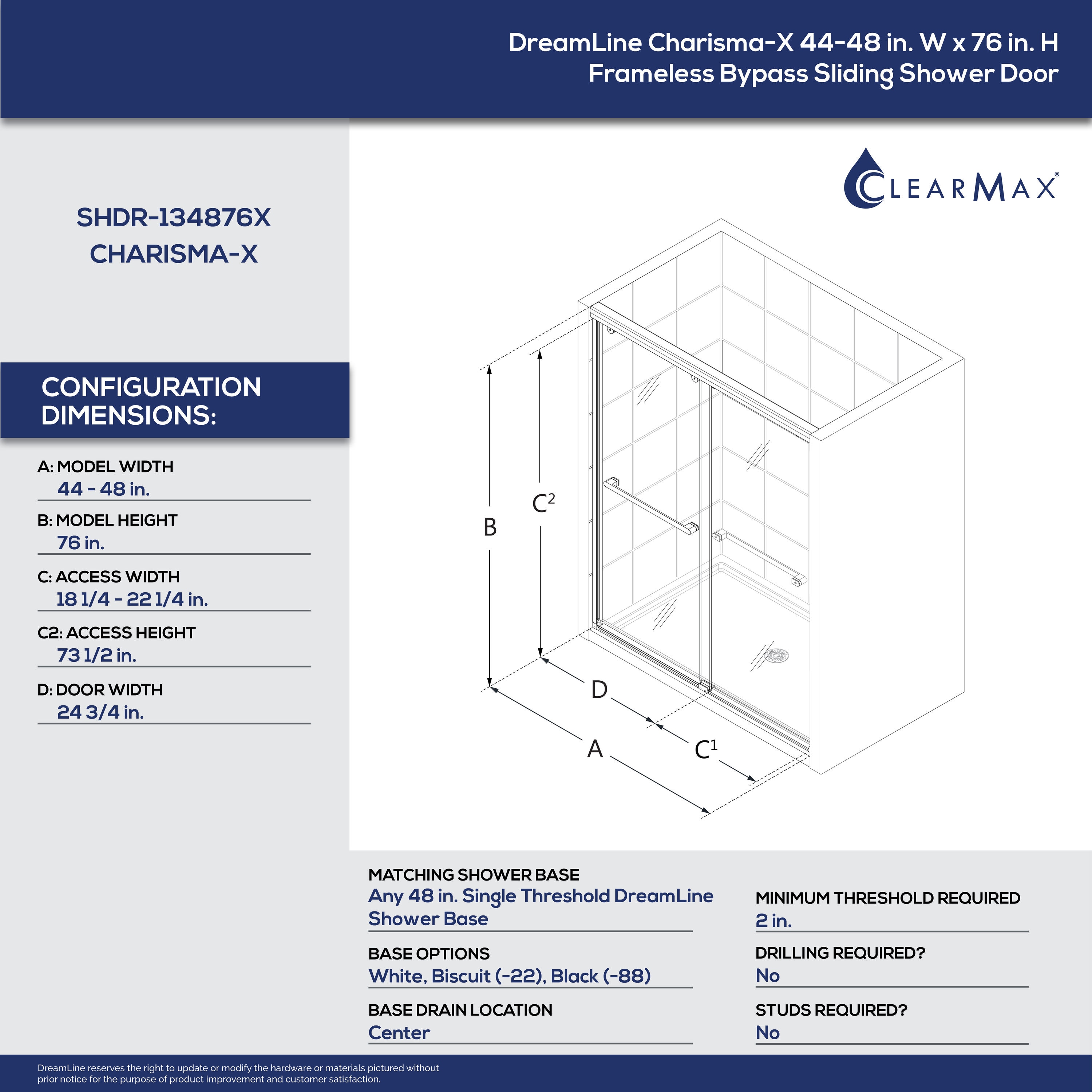 DreamLine SHDR-134876X-04 Shower-Doors - View #6