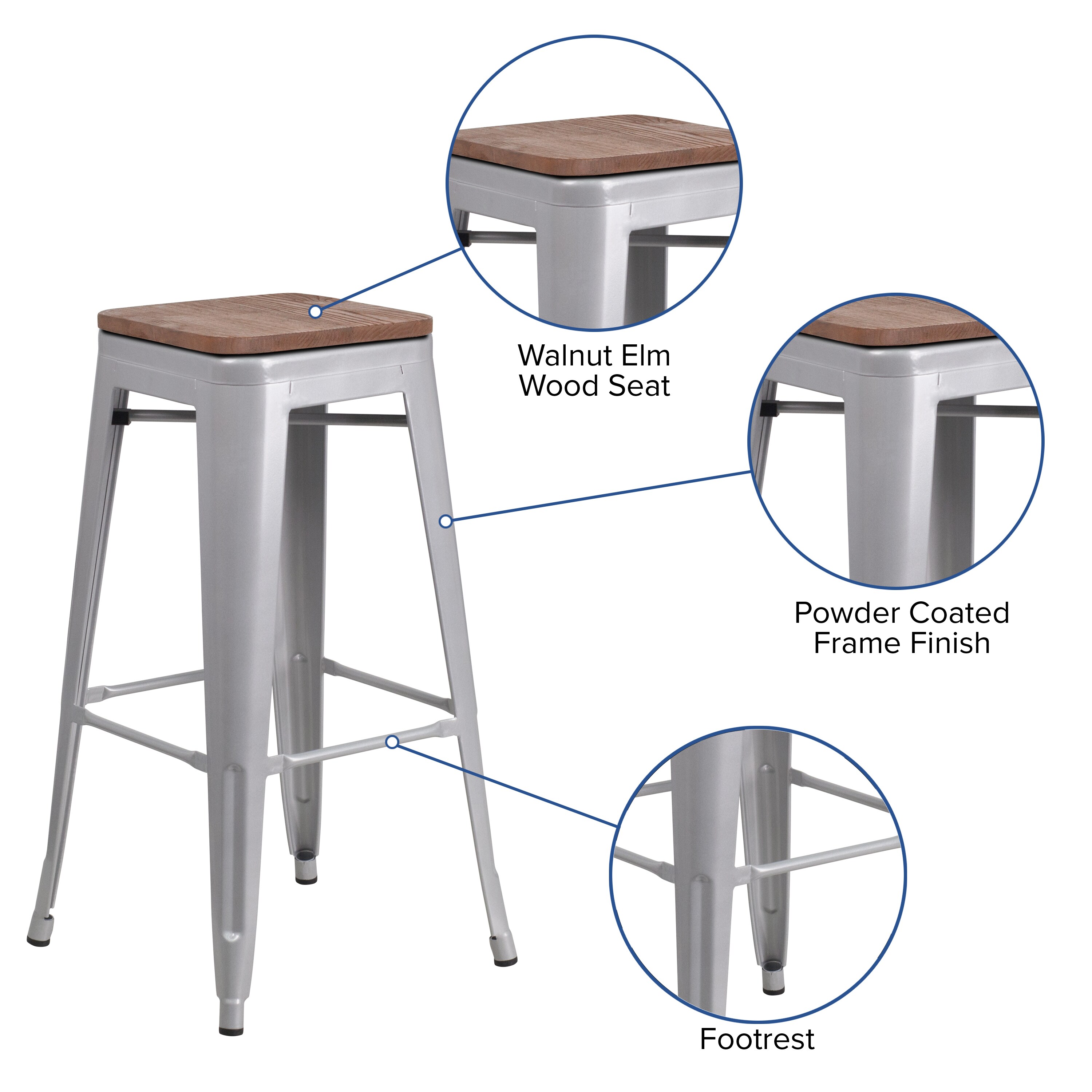 Flash Furniture 889142500025 stools - View #2