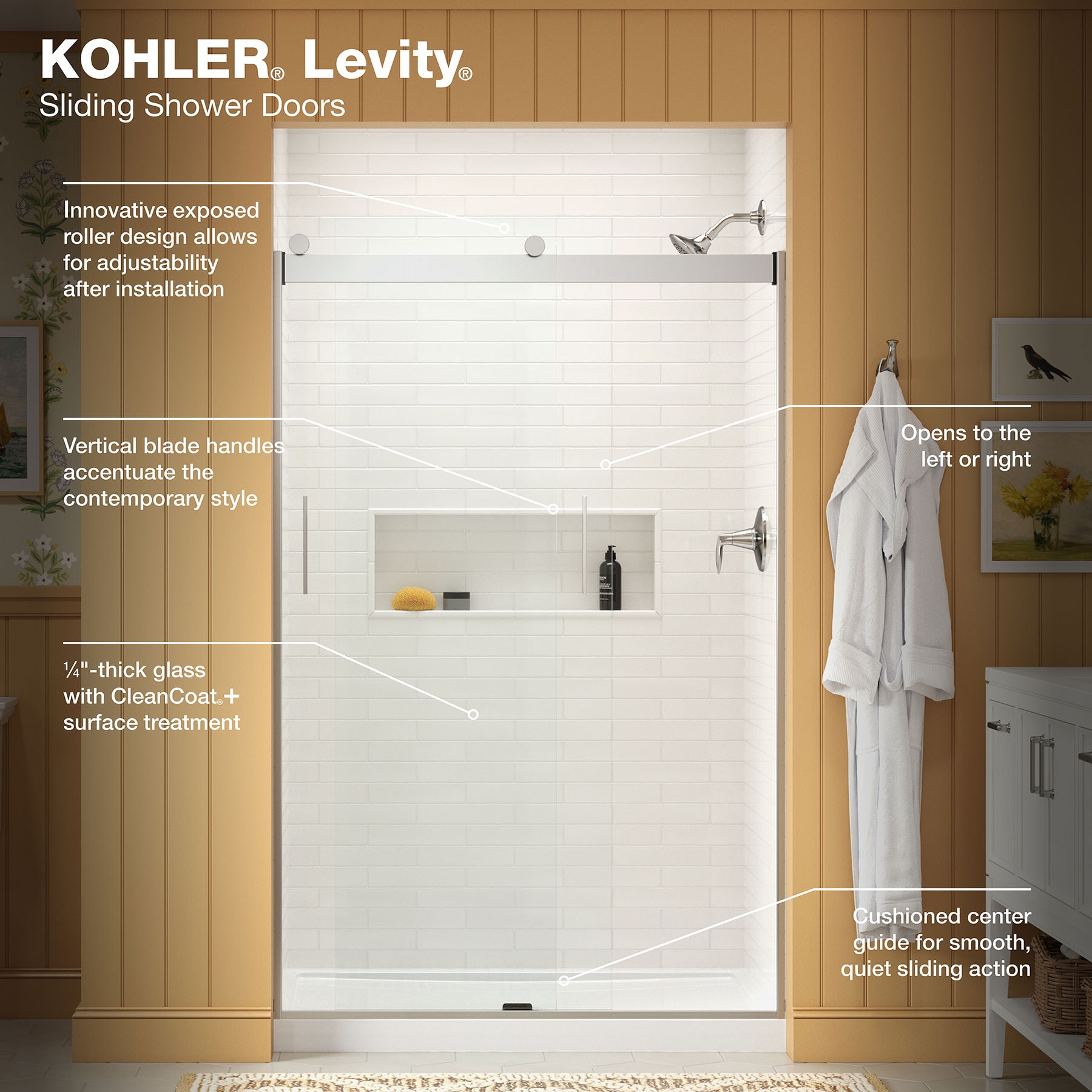 KOHLER R706008-L-SH Shower-Doors - View #6