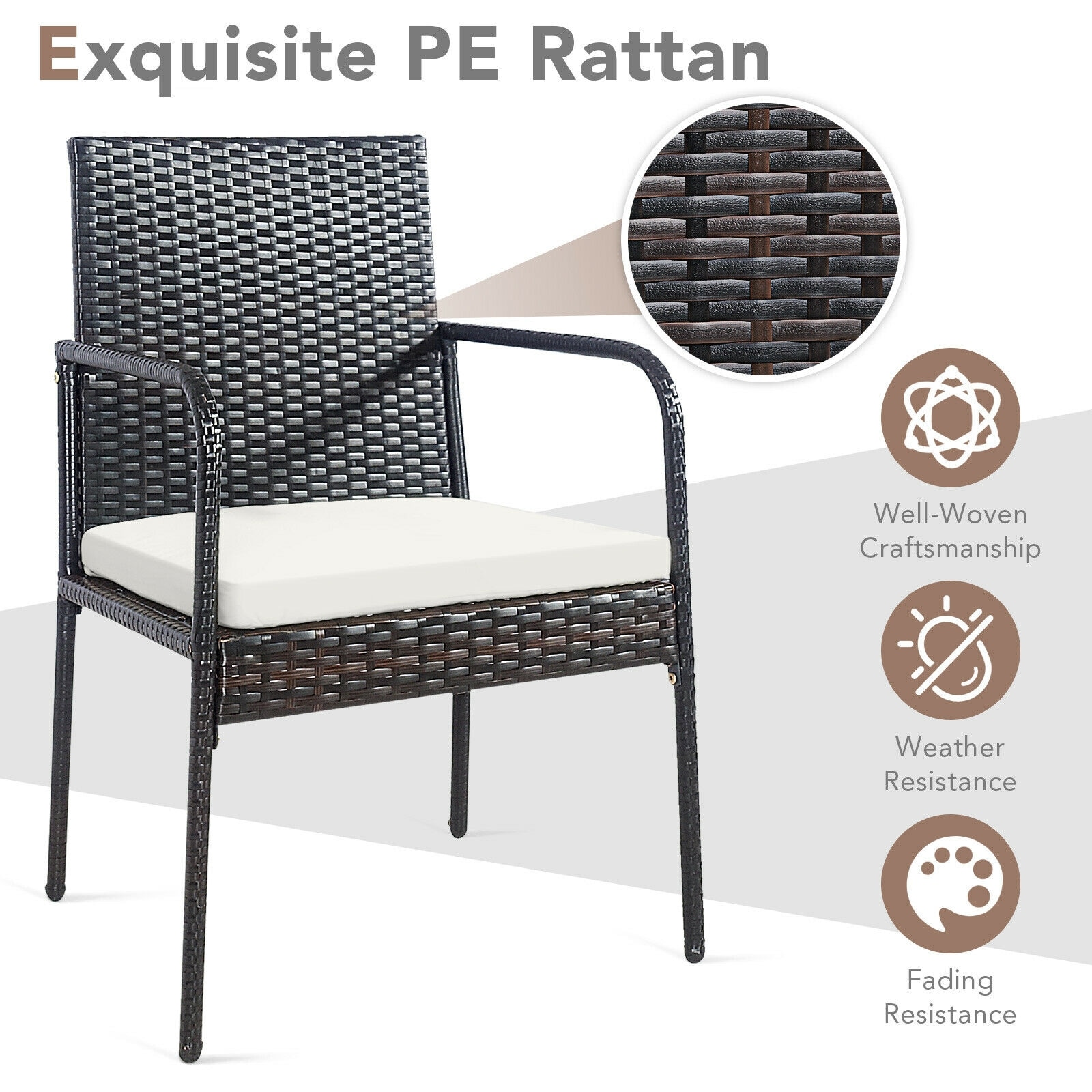 WELLFOR OUG69382 Patio-Chairs - View #4