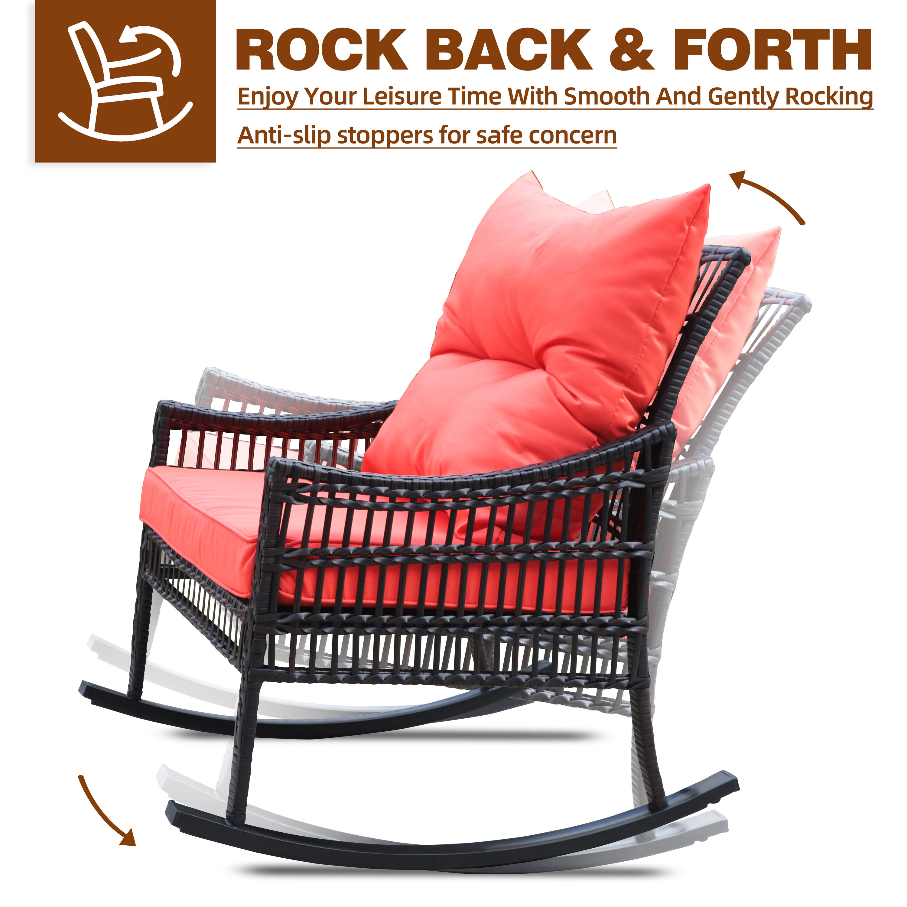 VEIKOUS PG0206-02-NW-1 Patio-Chairs - View #5