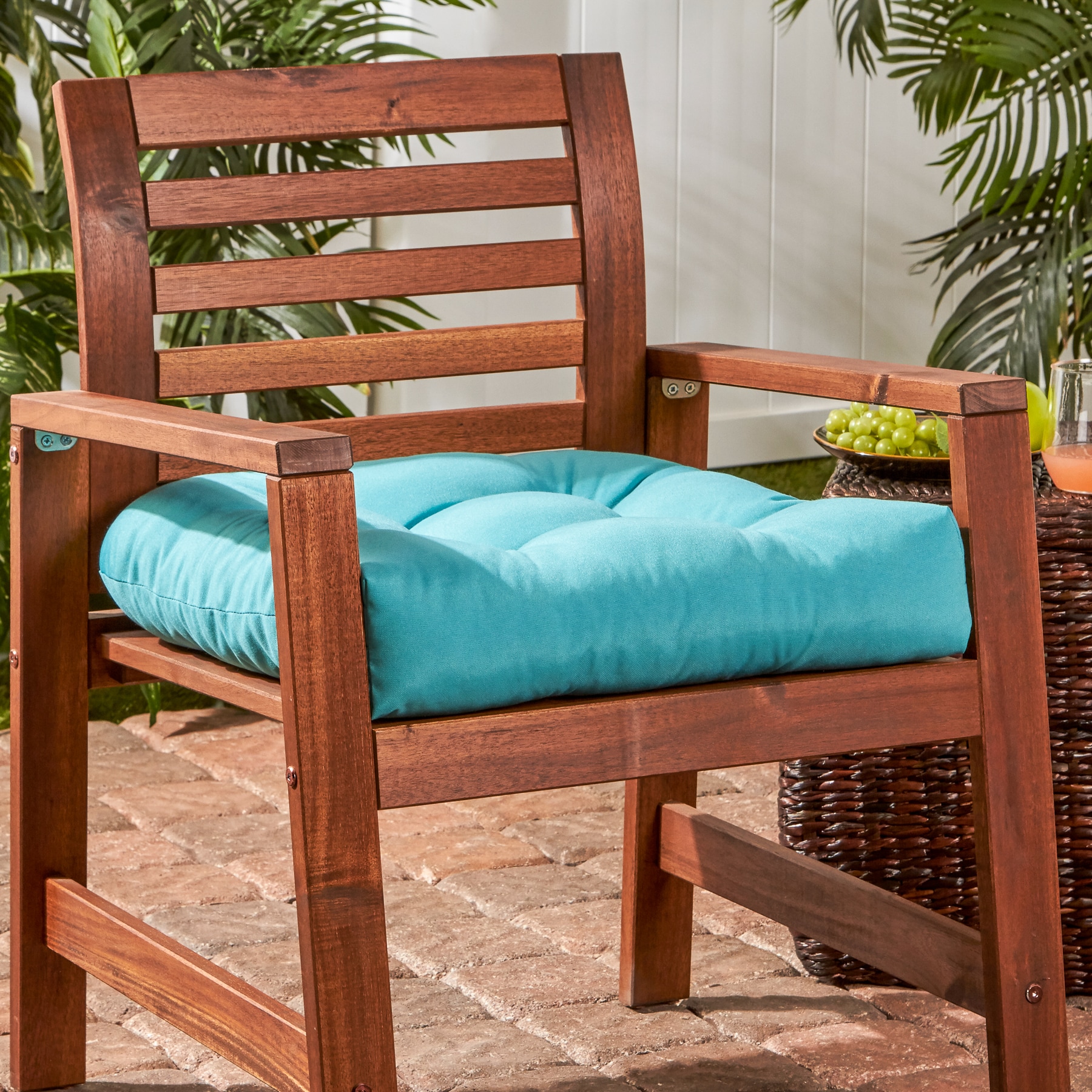Greendale Home Fashions OC4800-TEAL Patio-Furniture-Cushions - View #7