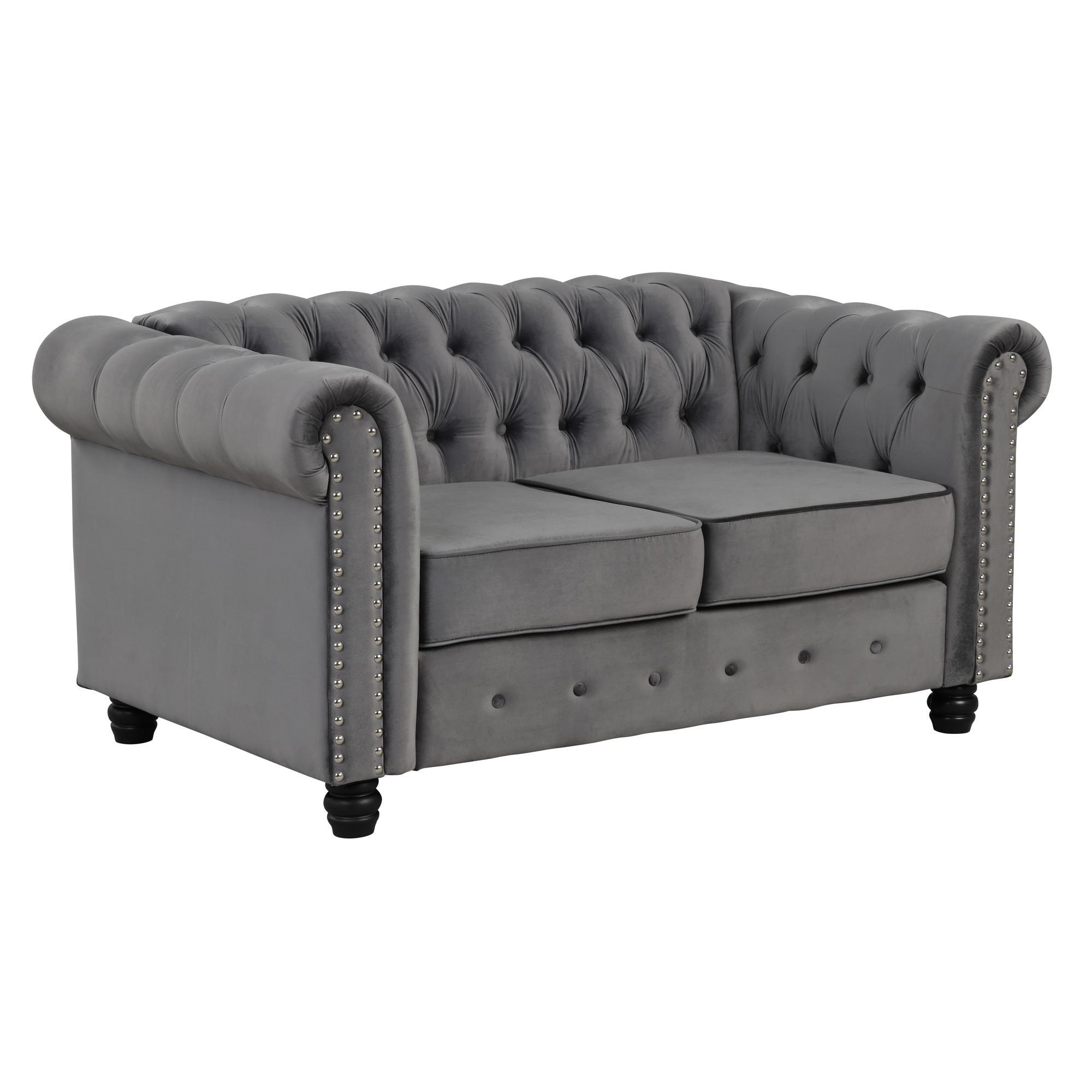 FARATI 8705-GREY-2 Sofas-Loveseats - View #3