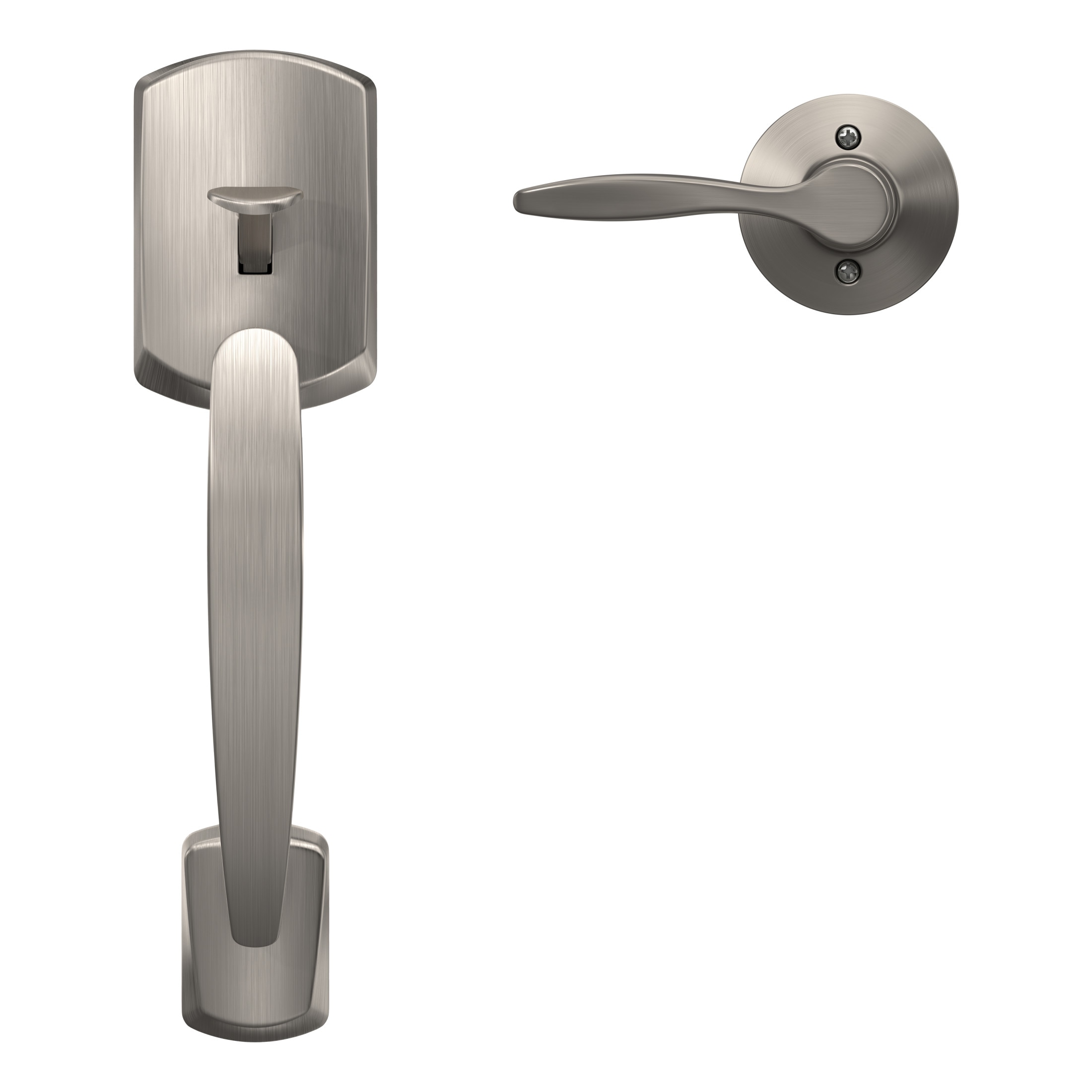 Schlage FE285 DEL 619 GRW RH handlesets - View #3