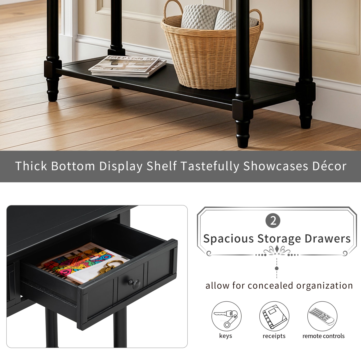 Streamdale Furniture N715P364059B Console-Sofa-Tables - View #5