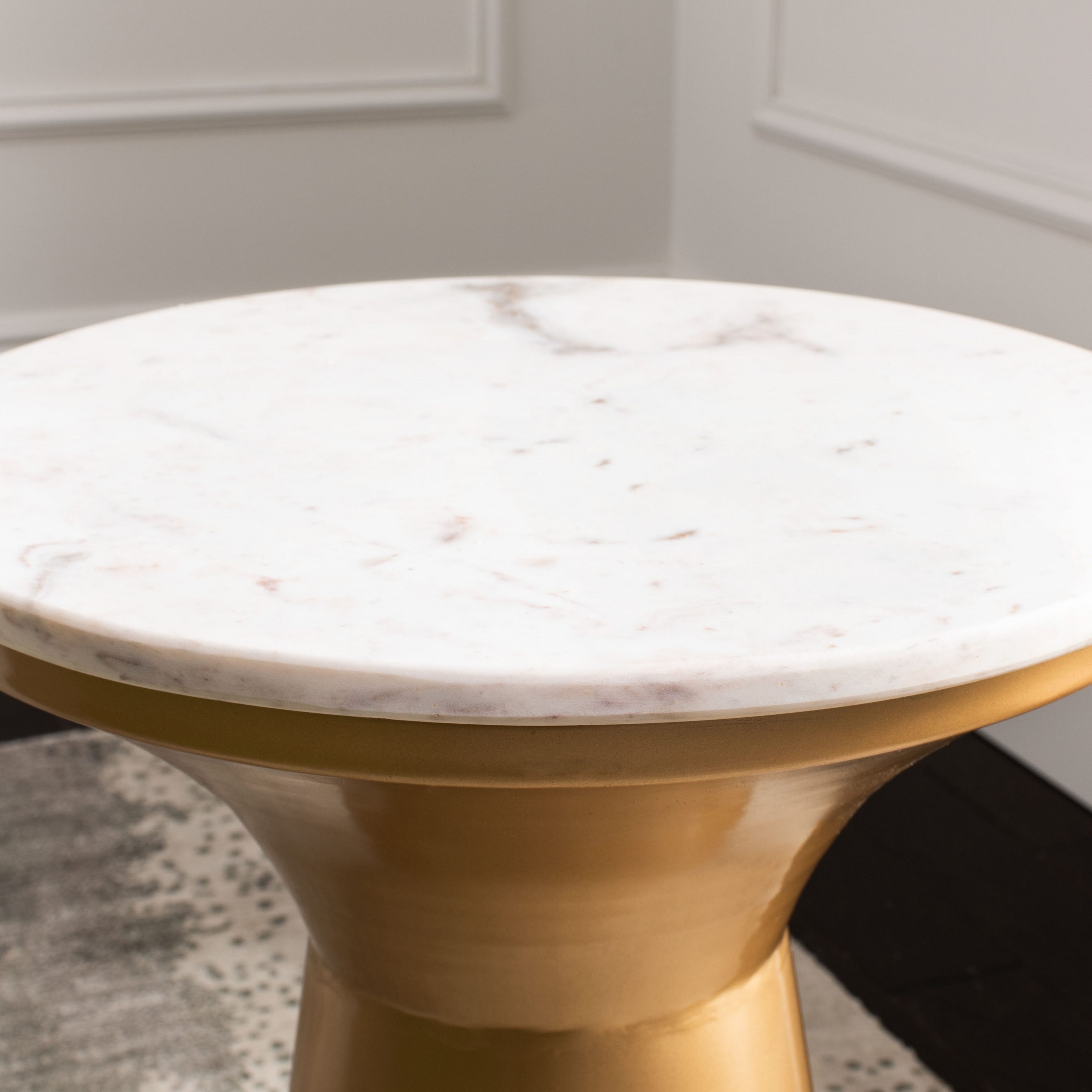 Mila pedestal store coffee table