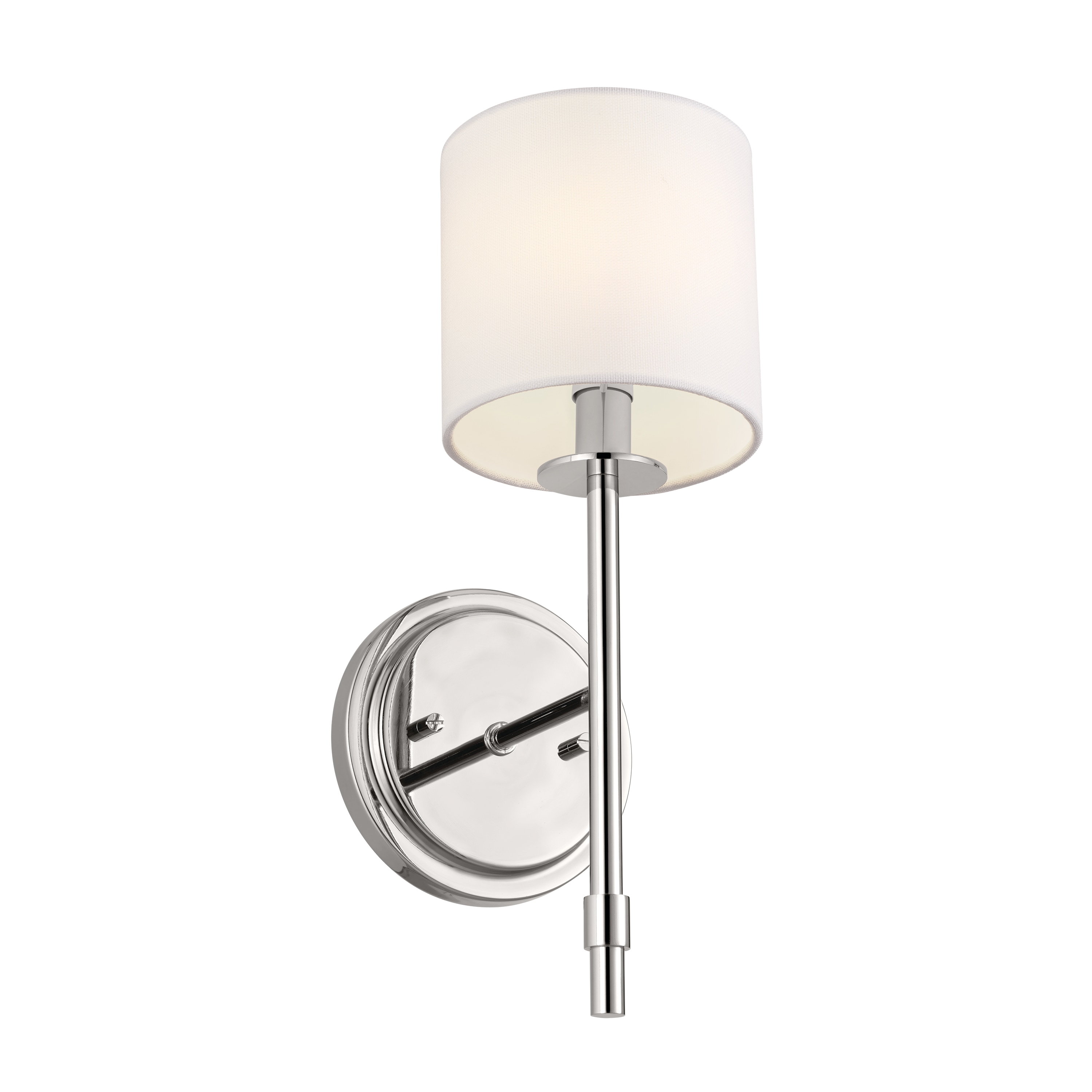 Kichler 52505PN Ali 5.25-in W 1 -Light Polished Nickel Wall Sconce