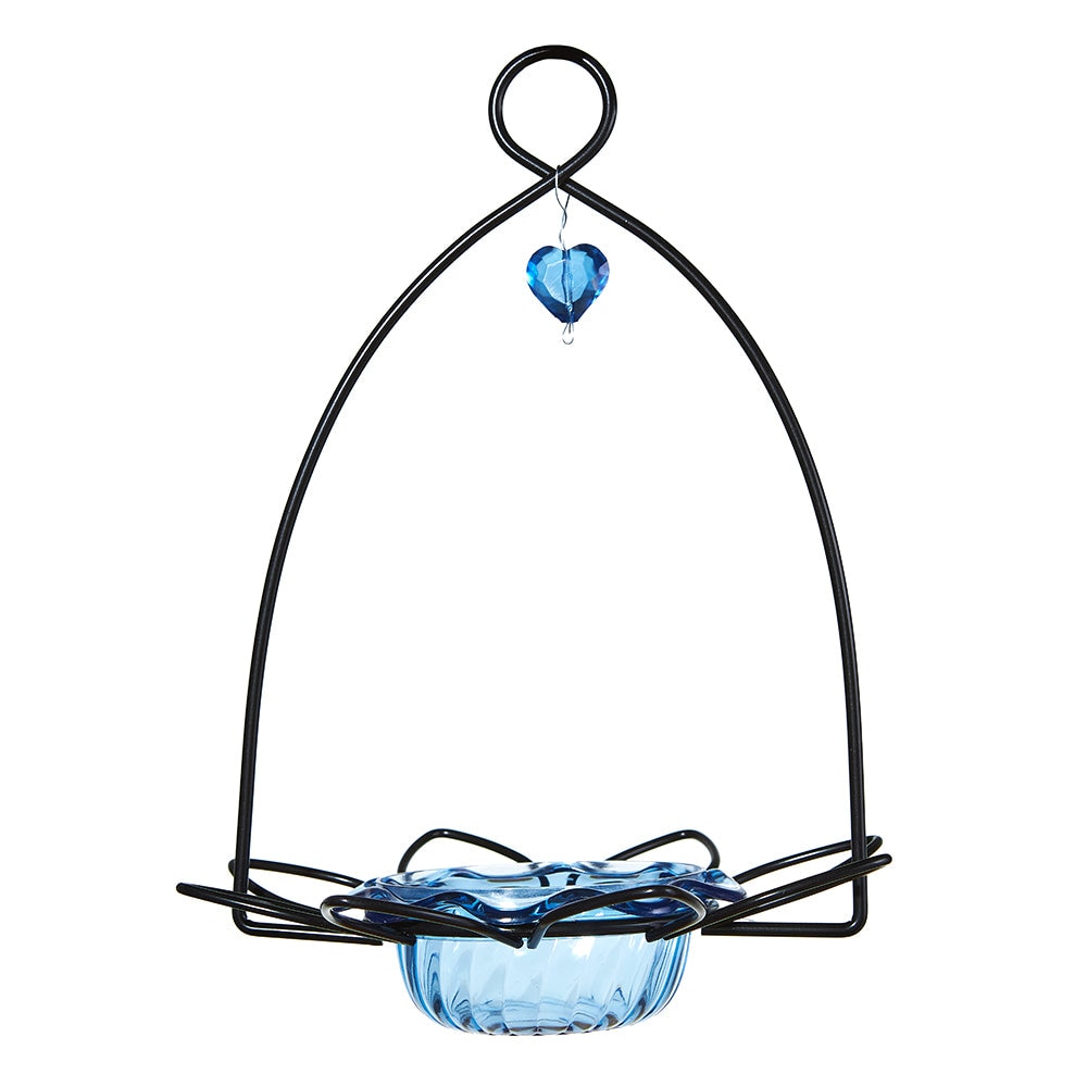 BIRDS CHOICE Bluebird Feeder Flower Shape for Mealworms and Dried Fruit