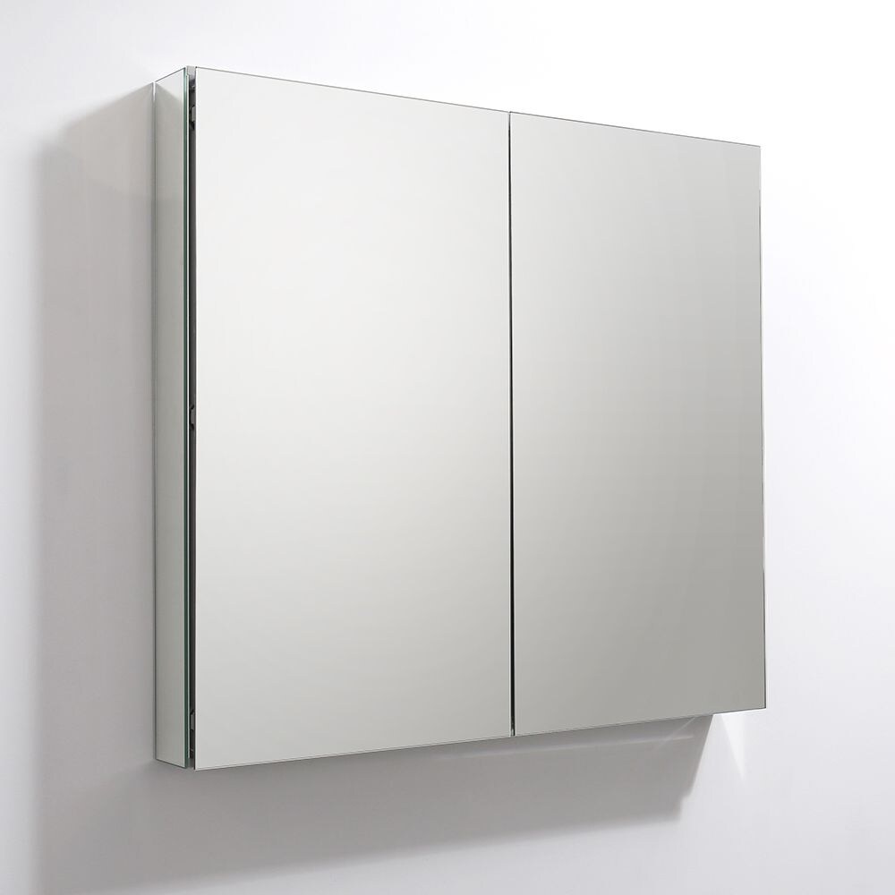 Modern Frameless Rectangular Bathroom Medicine Cabinet with Mirrors