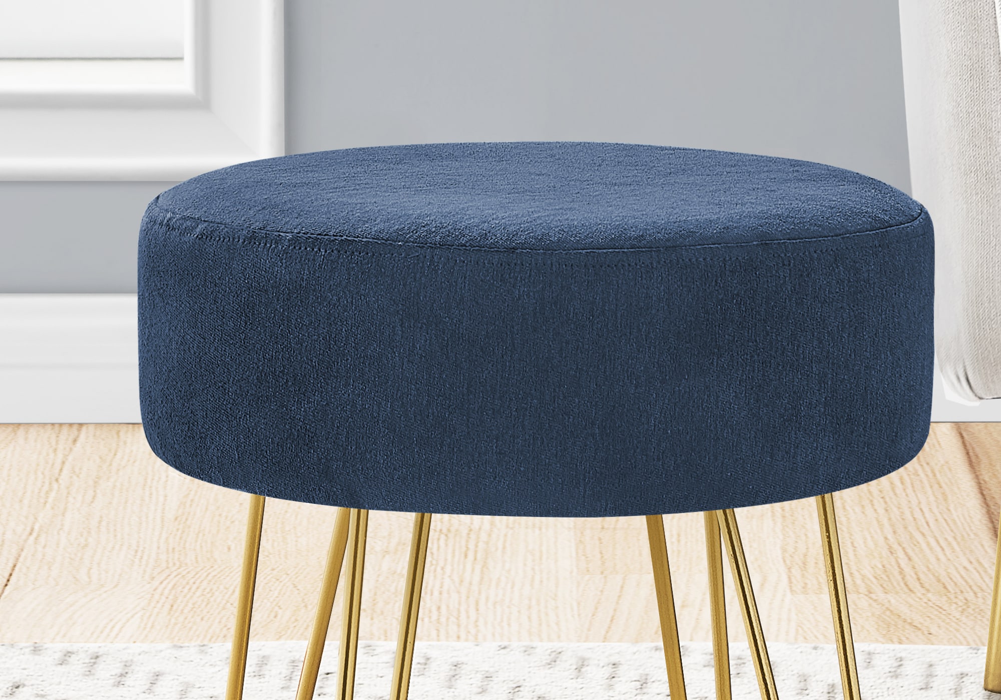 Monarch Specialties I 9002 Indoor-Ottomans - View #3