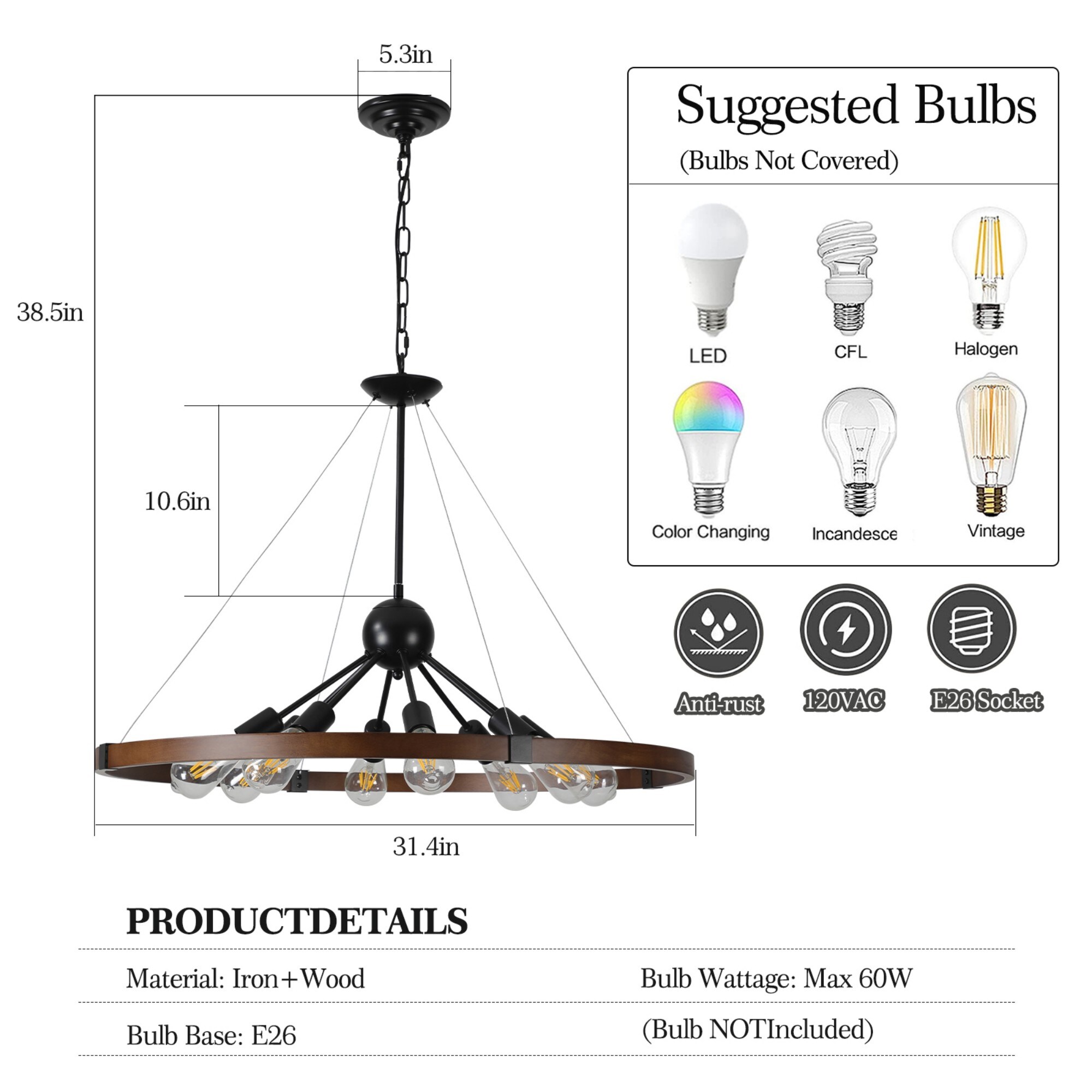LUCKY ONE LO-LC206423P Pendant-Lights - View #8