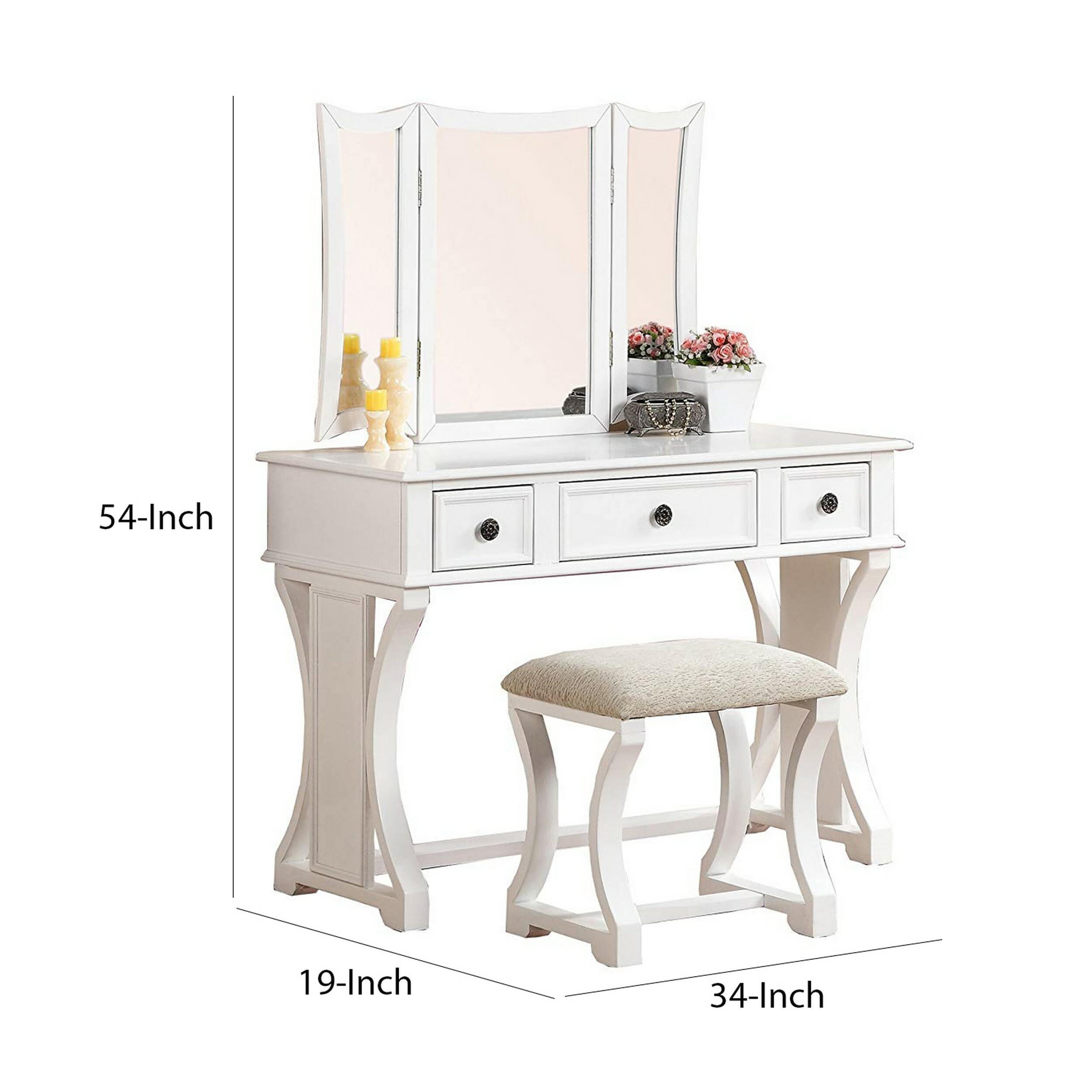 Benzara BM167184 Bedroom-Vanities - View #5