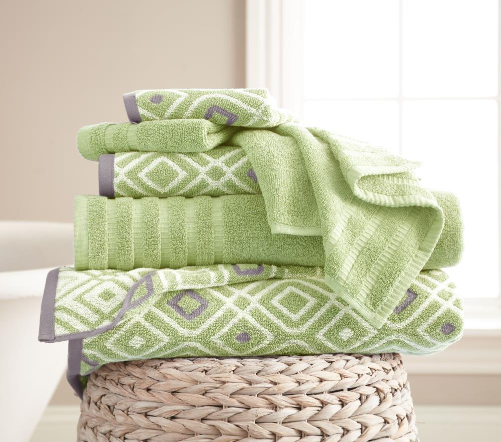 2 My Pillow 6-packs Towels That Work Brand New Sage Green Bath Hand  Washcloths