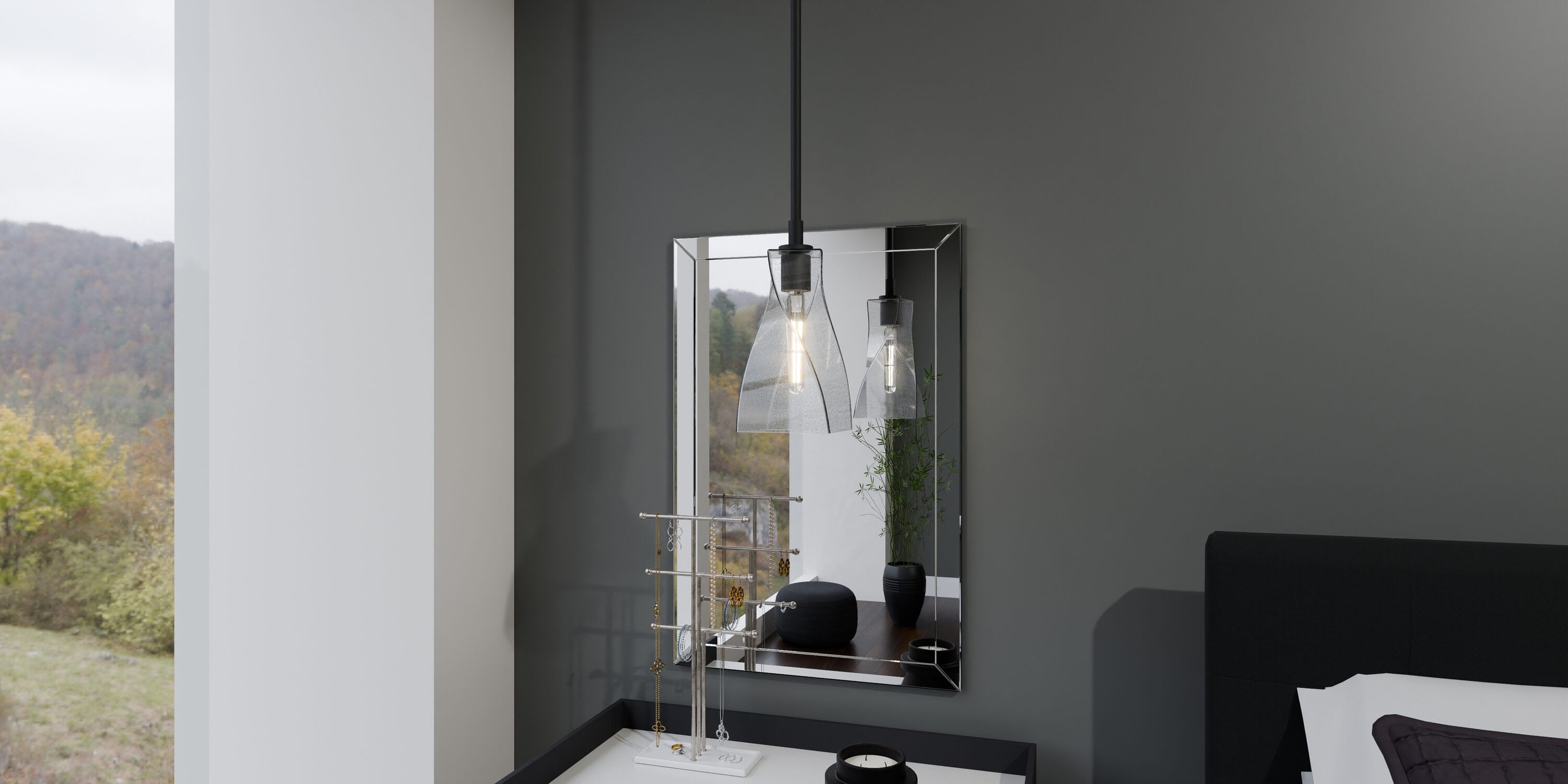 Quoizel STS1506MBK Pendant-Lights - View #2
