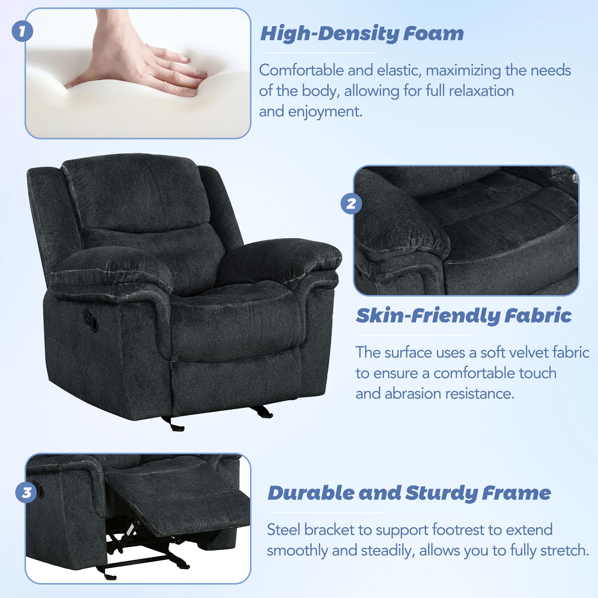 Clihome OF-1927PP21-AAYE recliners - View #11