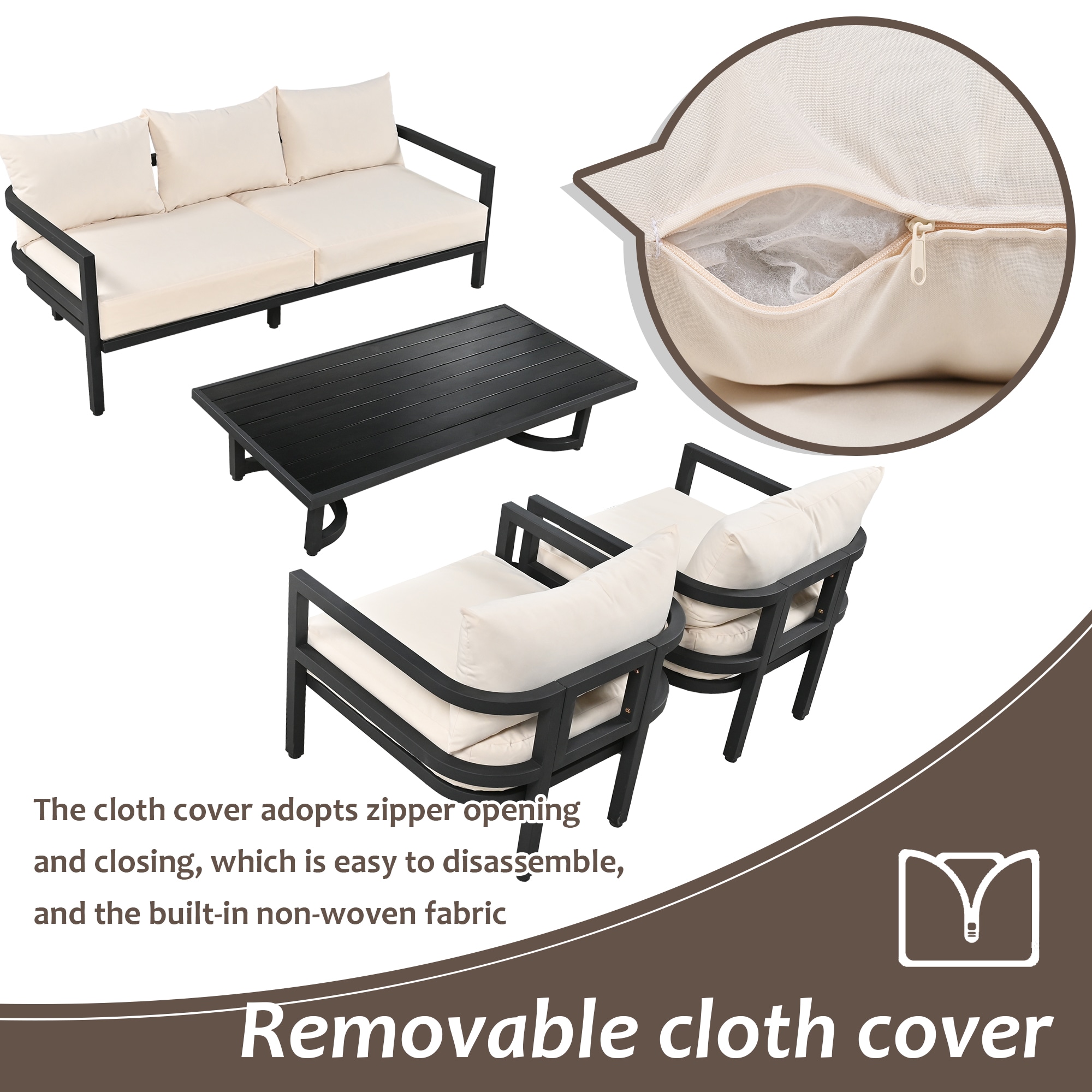 ModernLuxe L-WY000333AAA Patio-Conversation-Sets - View #6
