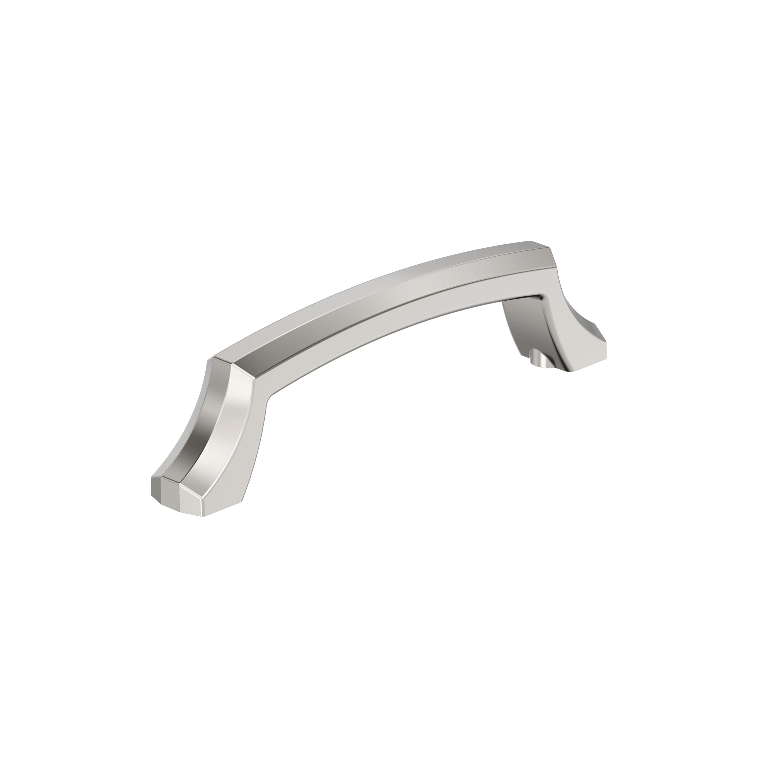 Amerock BP36688PN Bellamy 3-3/4-in , 96mm Center to Center Polished Nickel Arch Handle