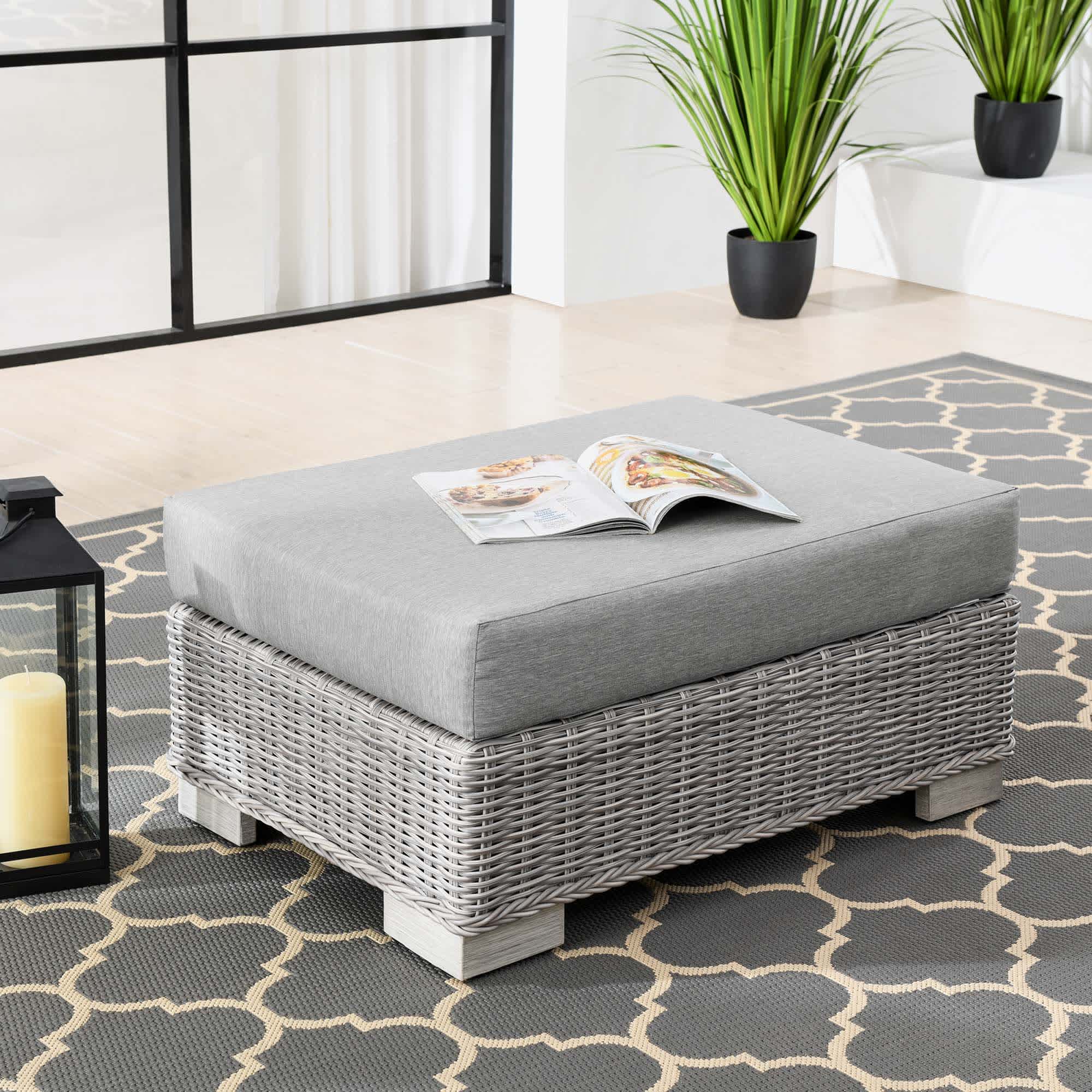 Modway EEI-4839-LGR-GRY Stools-Ottomans - View #2