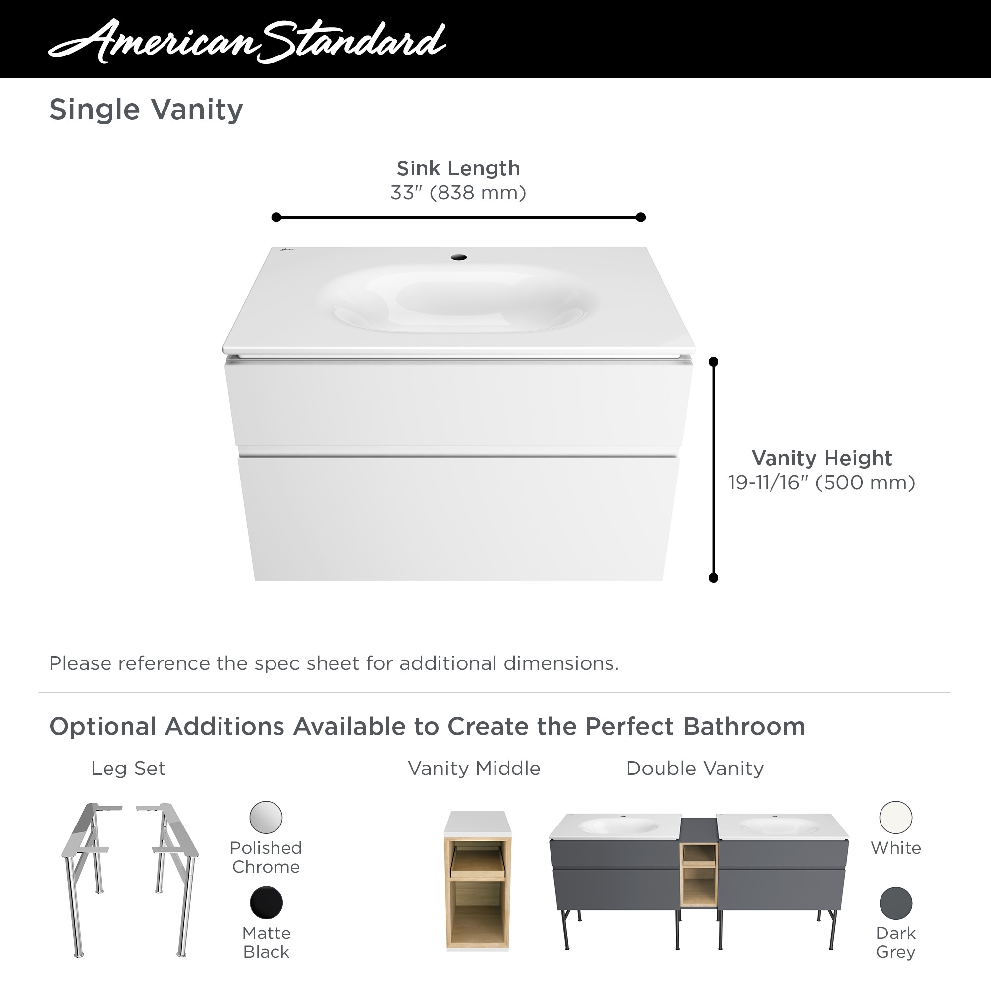 American Standard 1298001.020 Bath-Sink - View #2