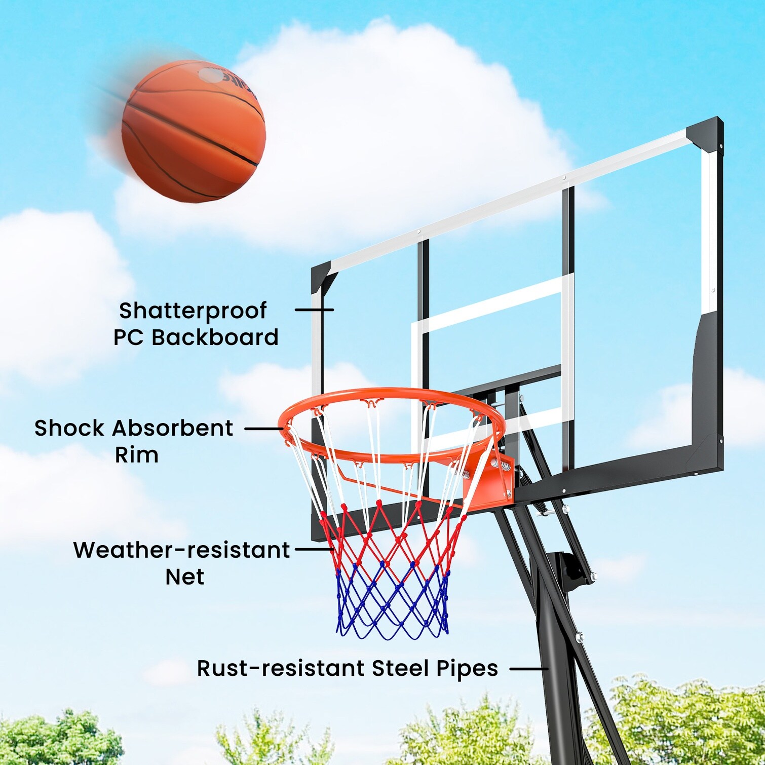 sunjurt K9RQYEWYEECZ Basketball-System - View #12