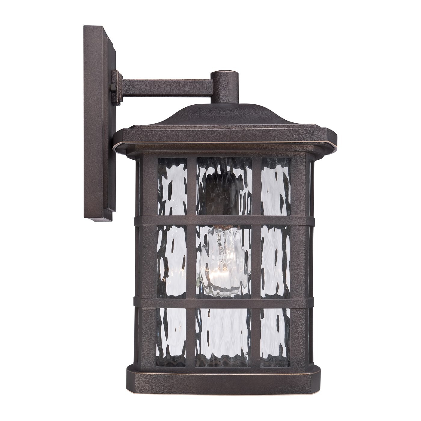 Quoizel Stonington 15-in H Mystic Black Medium Base (E-26) Outdoor Wall Light