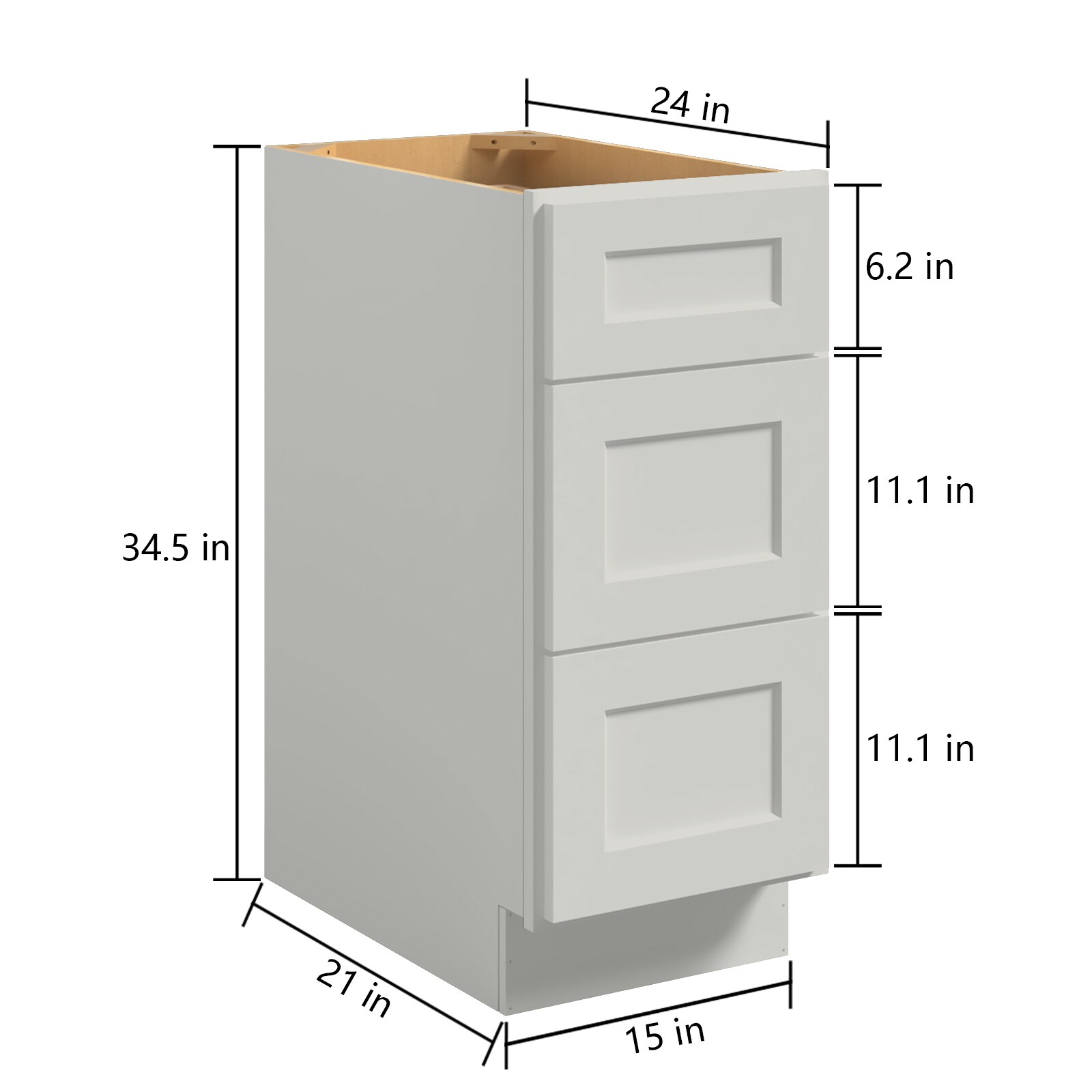 LOVMOR SD-3DB15-LOWES Cabinets-Kitchen - View #4