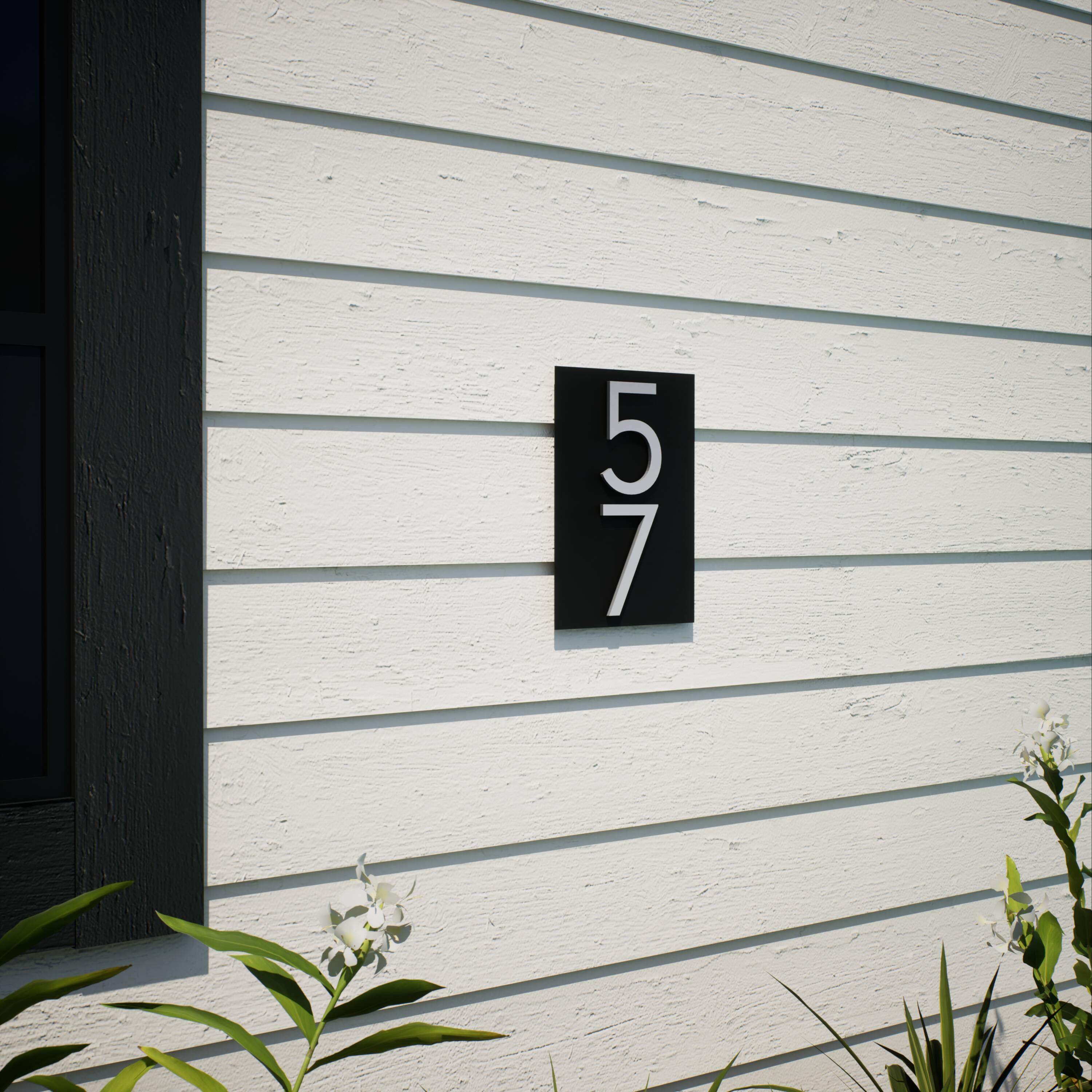 Post & Porch SIMPLY-BLACK Outdoor-Plaques-Holders - View #5