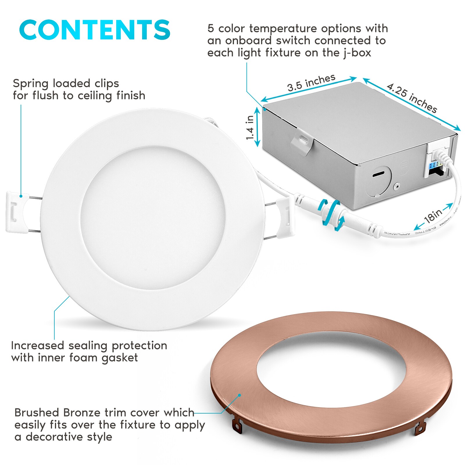 Luxrite LR23756 LR23772-4PK Led-Retrofit-Downlight - View #3