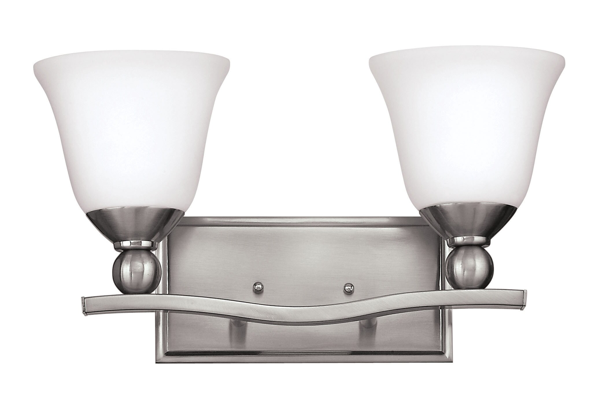 Hinkley 5892BN Bolla 16-in 2 -Light Brushed Nickel Transitional Vanity light