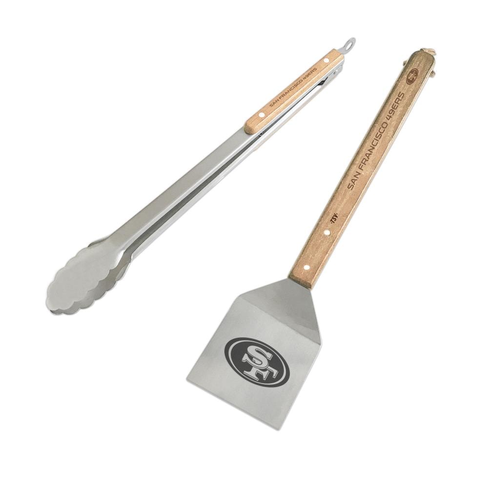 San Francisco 49ers 3-Piece Grill Tongs, Spatula & Fork BBQ Set