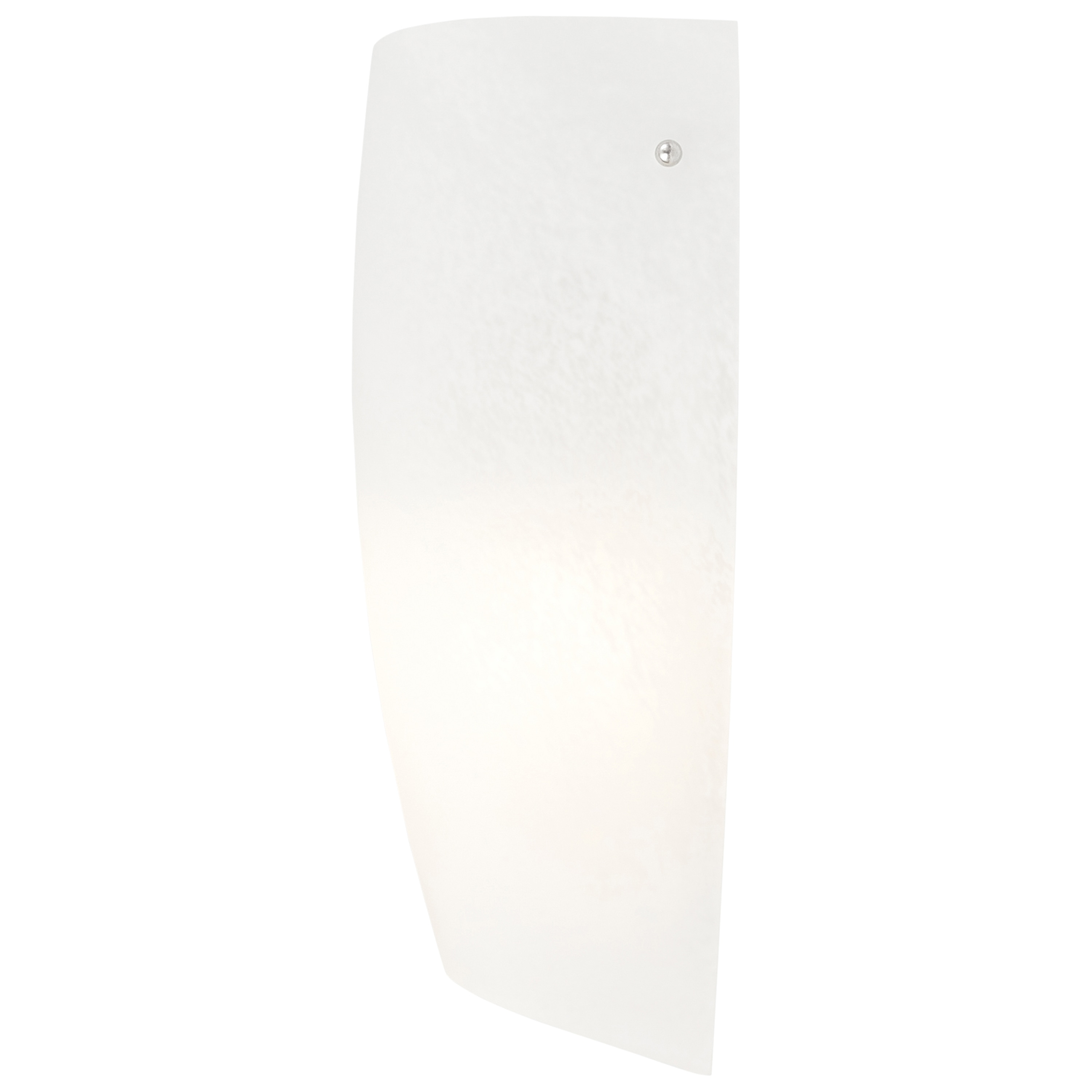 Elegant Minimalist White LED Wall Sconce in Brushed Steel