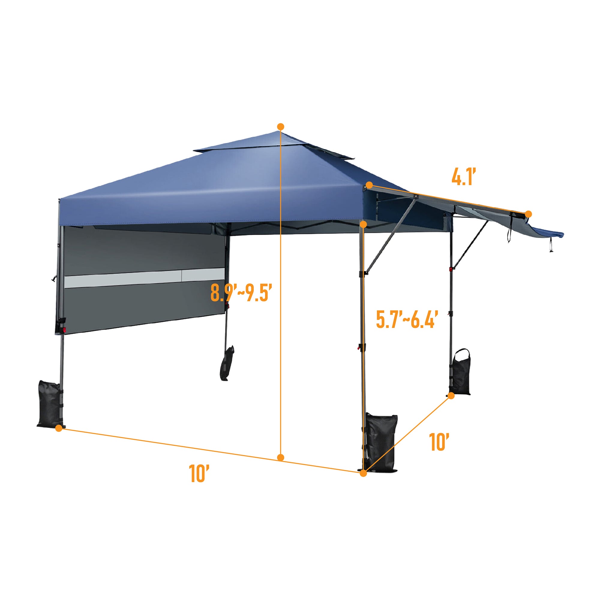 WELLFOR TDJ10844BL Canopies-Sl - View #4