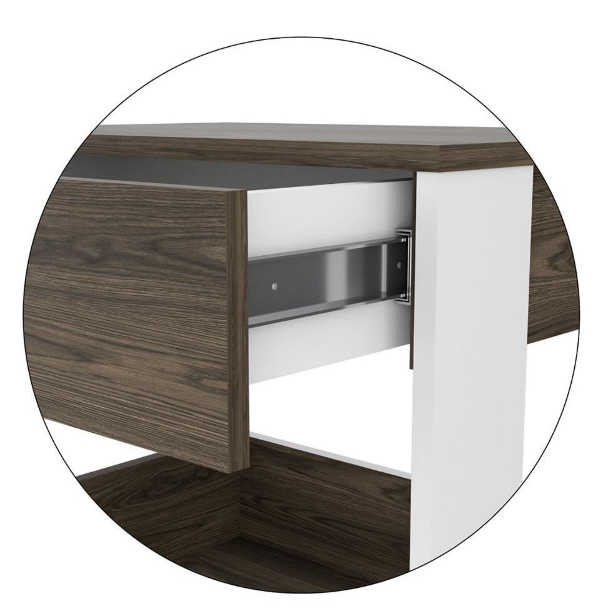 Miki Shinly Brown Wood Base with Wood Top Rolling Kitchen Cart (22.5-in x 15.6-in x 34.8-in)