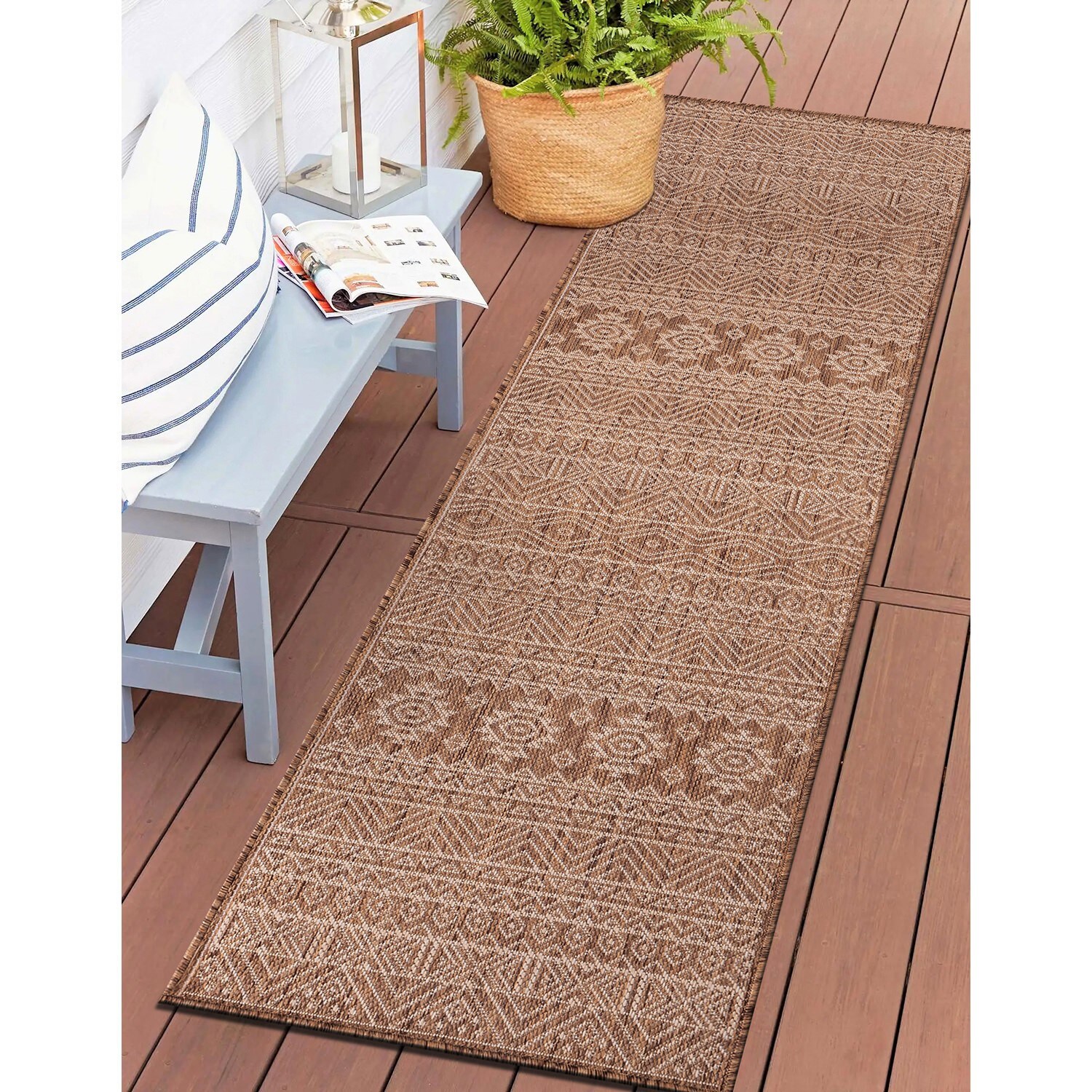 World Rug Gallery 124BROWN2X7 rugs - View #8