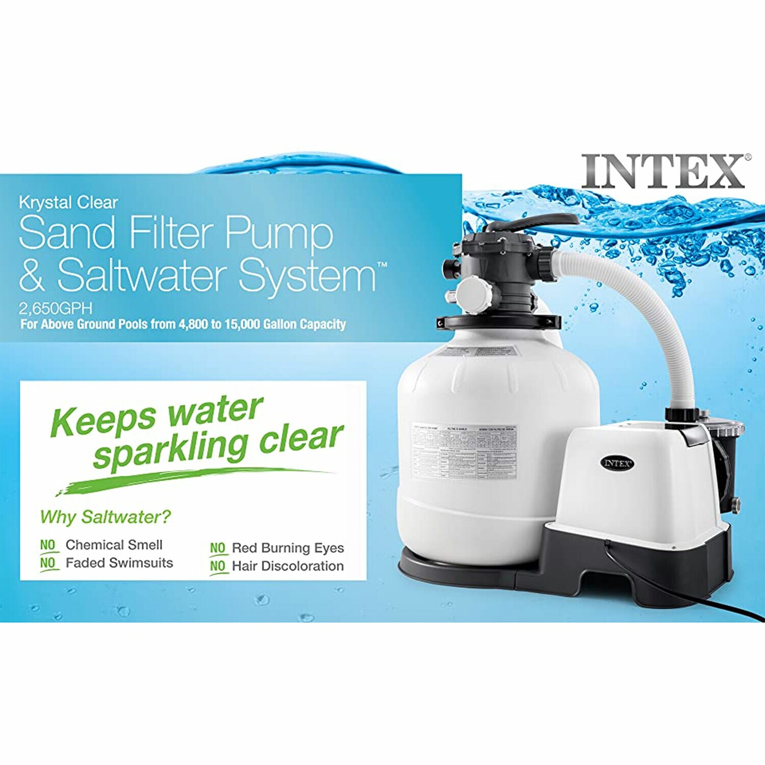 Intex Sand Pool Filter System with Pump 325846 at Lowes.com