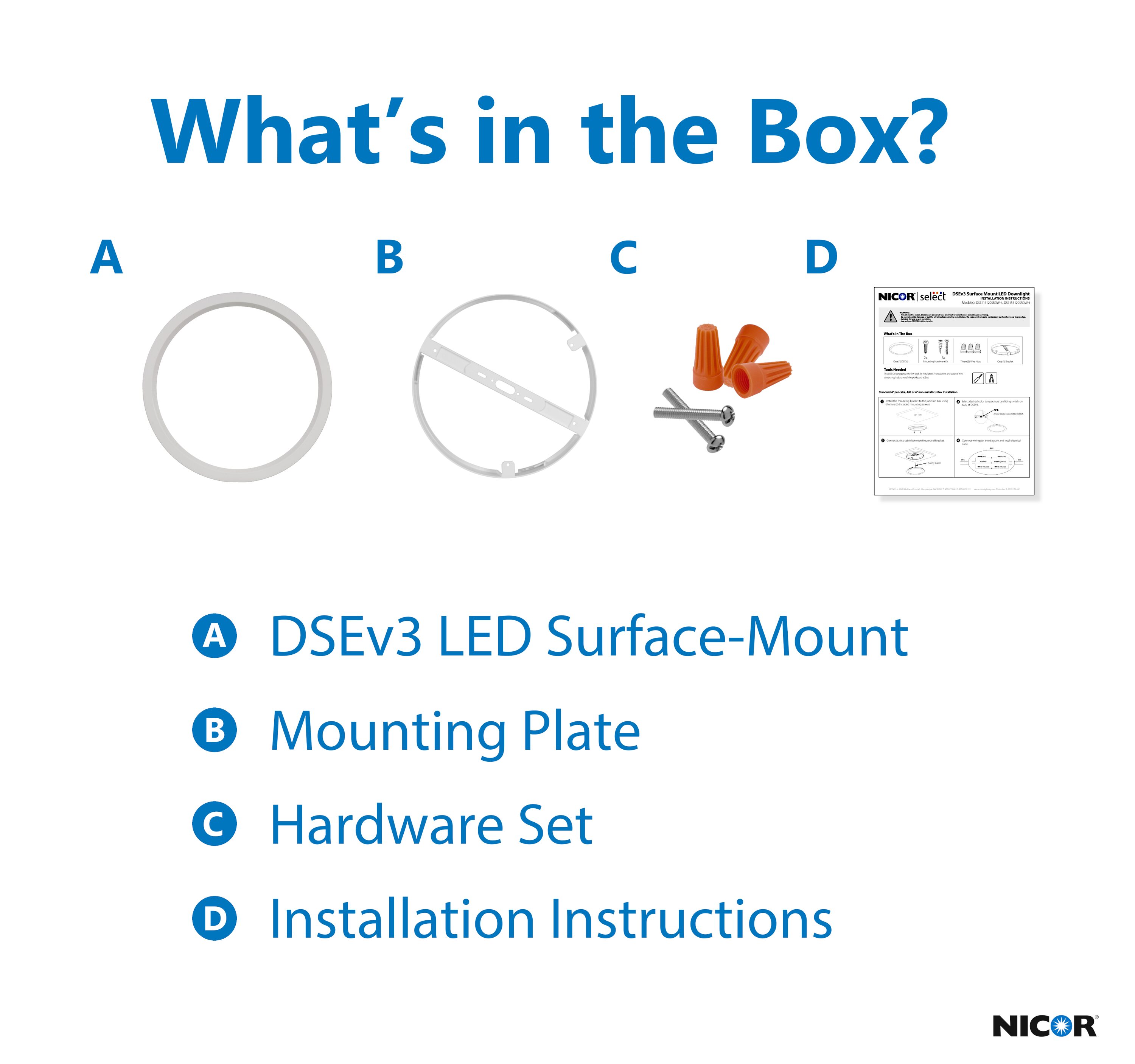 Nicor Lighting DSE153120SRDWH flushmounts - View #6