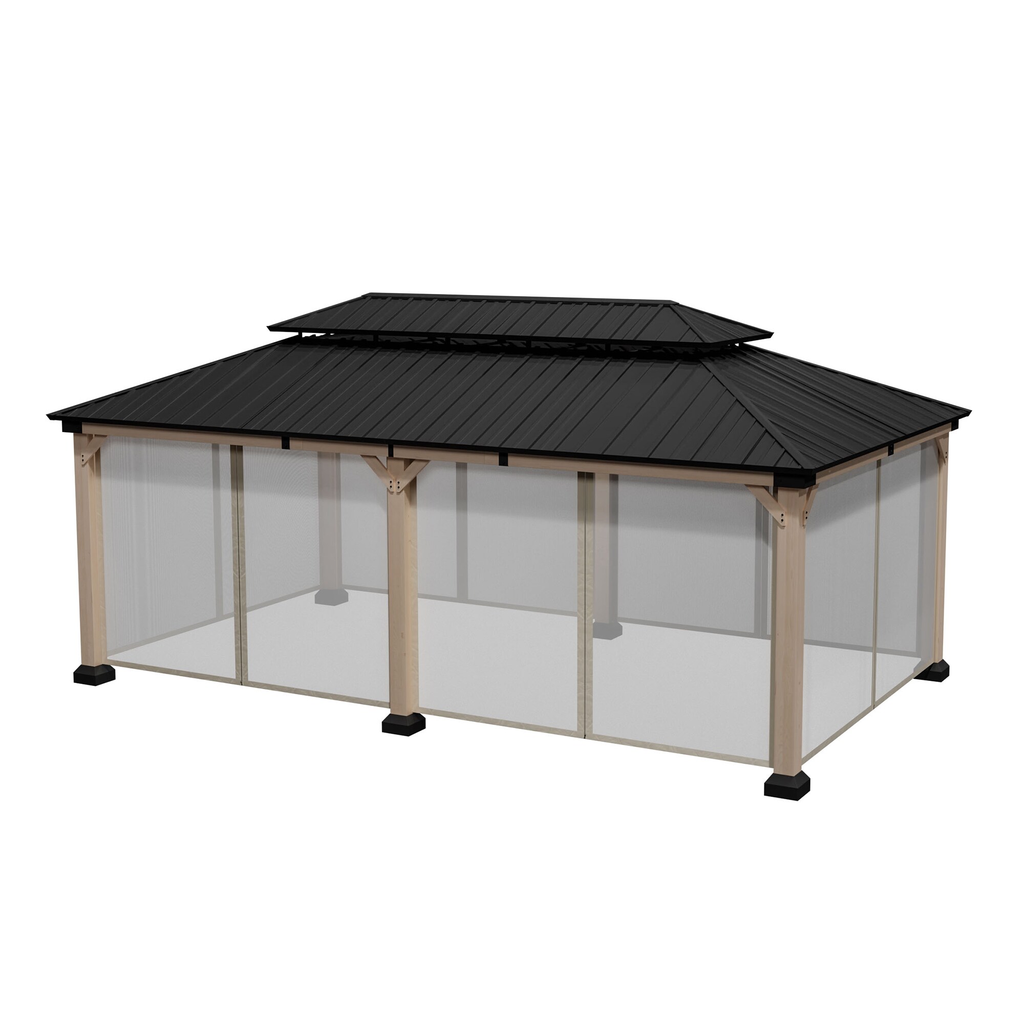 Clihome CL-M1220140-N Wood-Resin-Gazebos - View #5