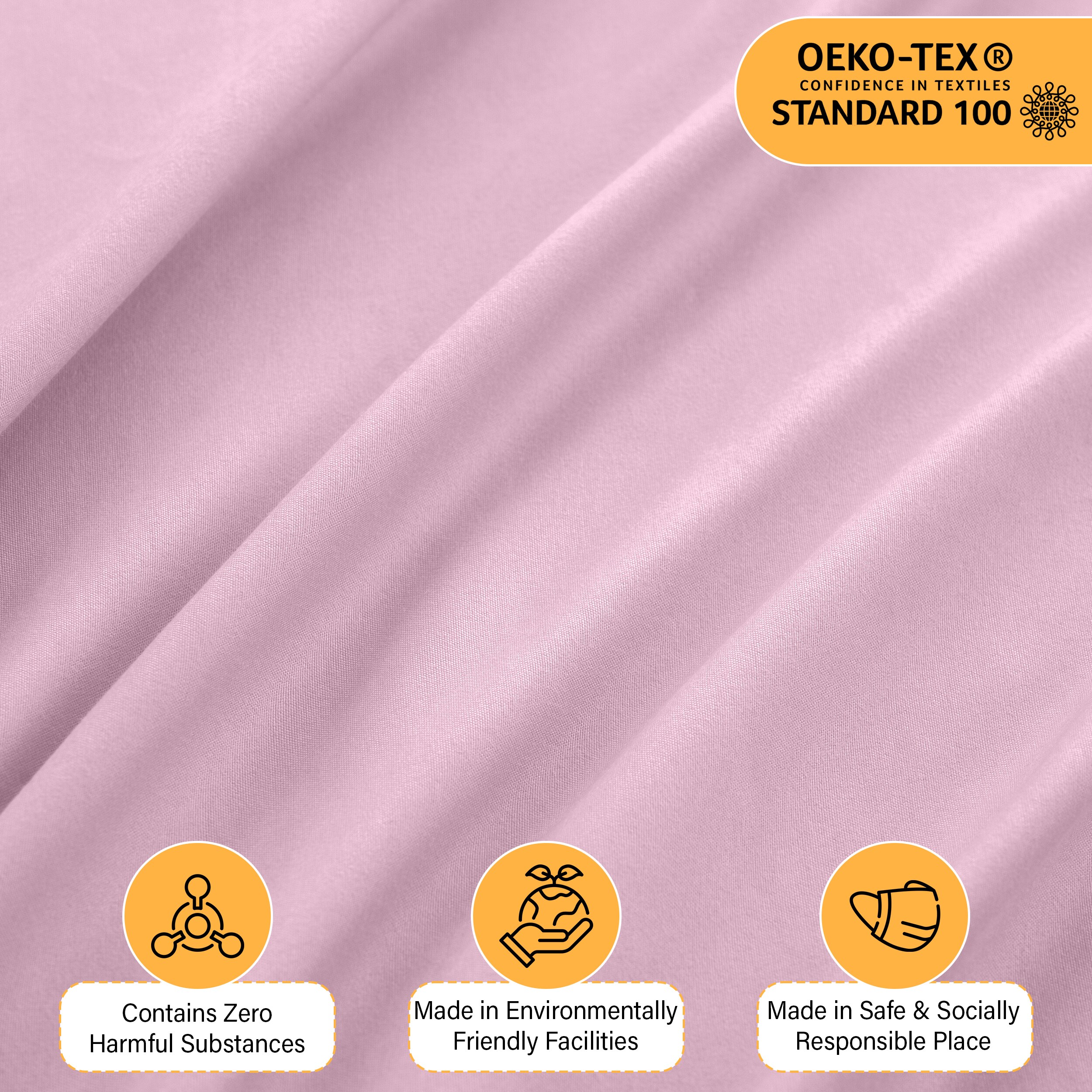 Lux Decor Collection 4PC PSHT F PNK Sheet-Sets - View #5
