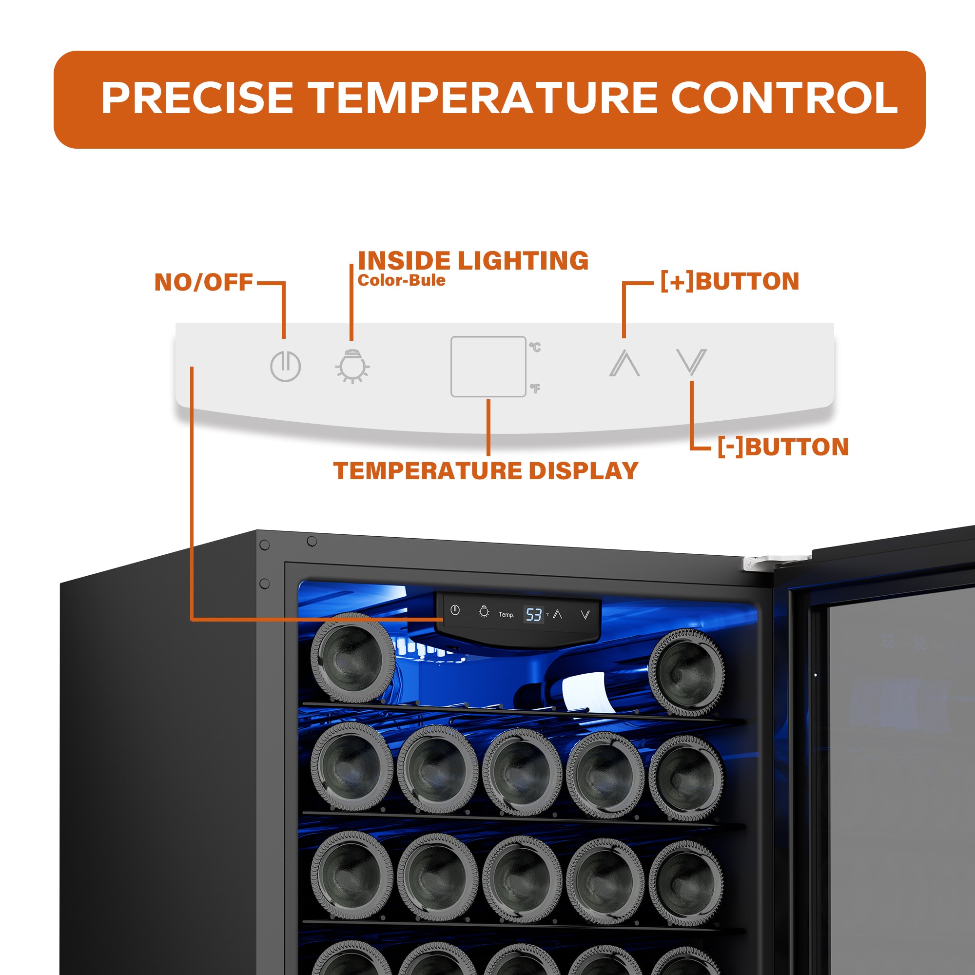 Ca'Lefort CLF-WSJC95-LS Wine-Chillers - View #6
