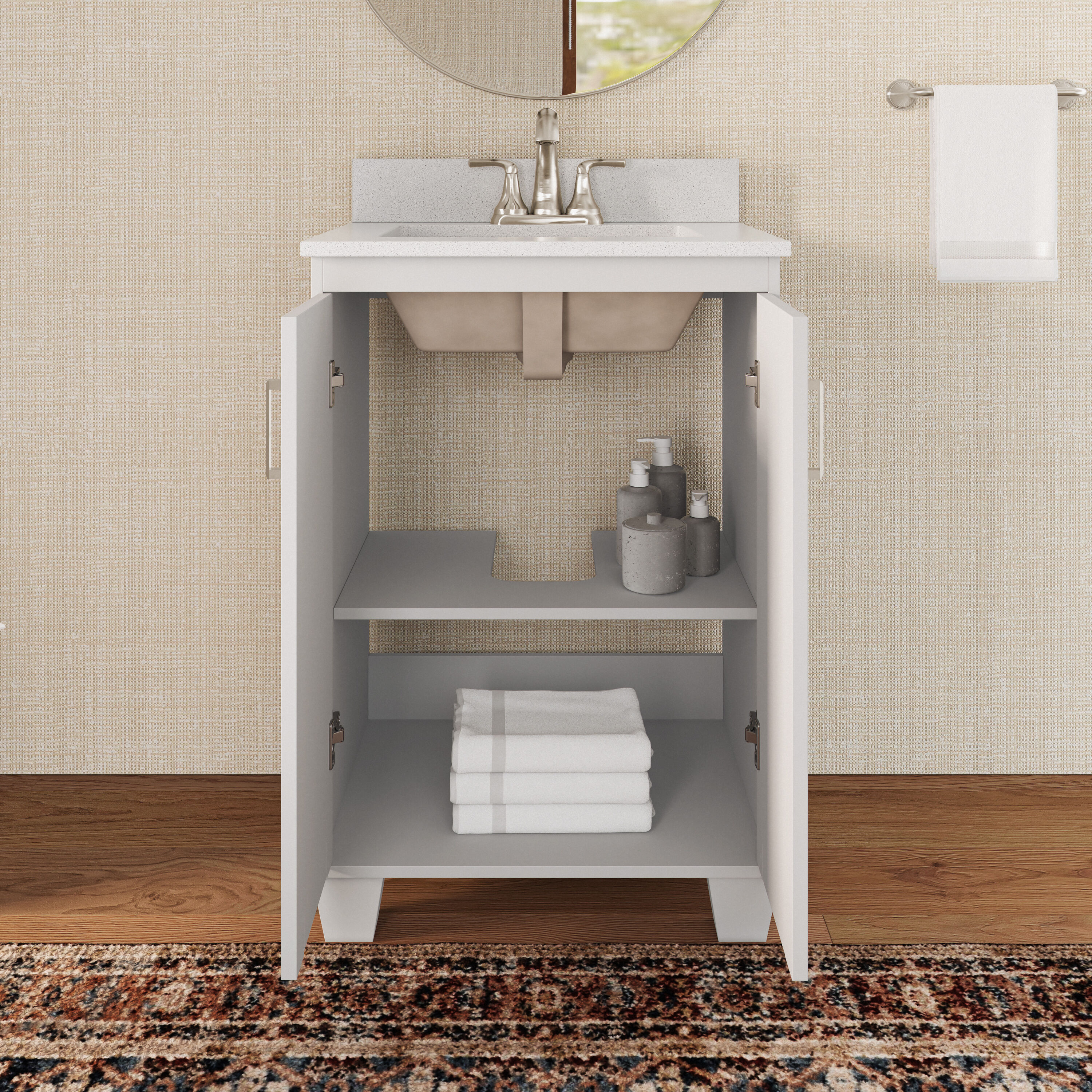 allen + roth LWS24GBV Bath-Vanity-Combo - View #5