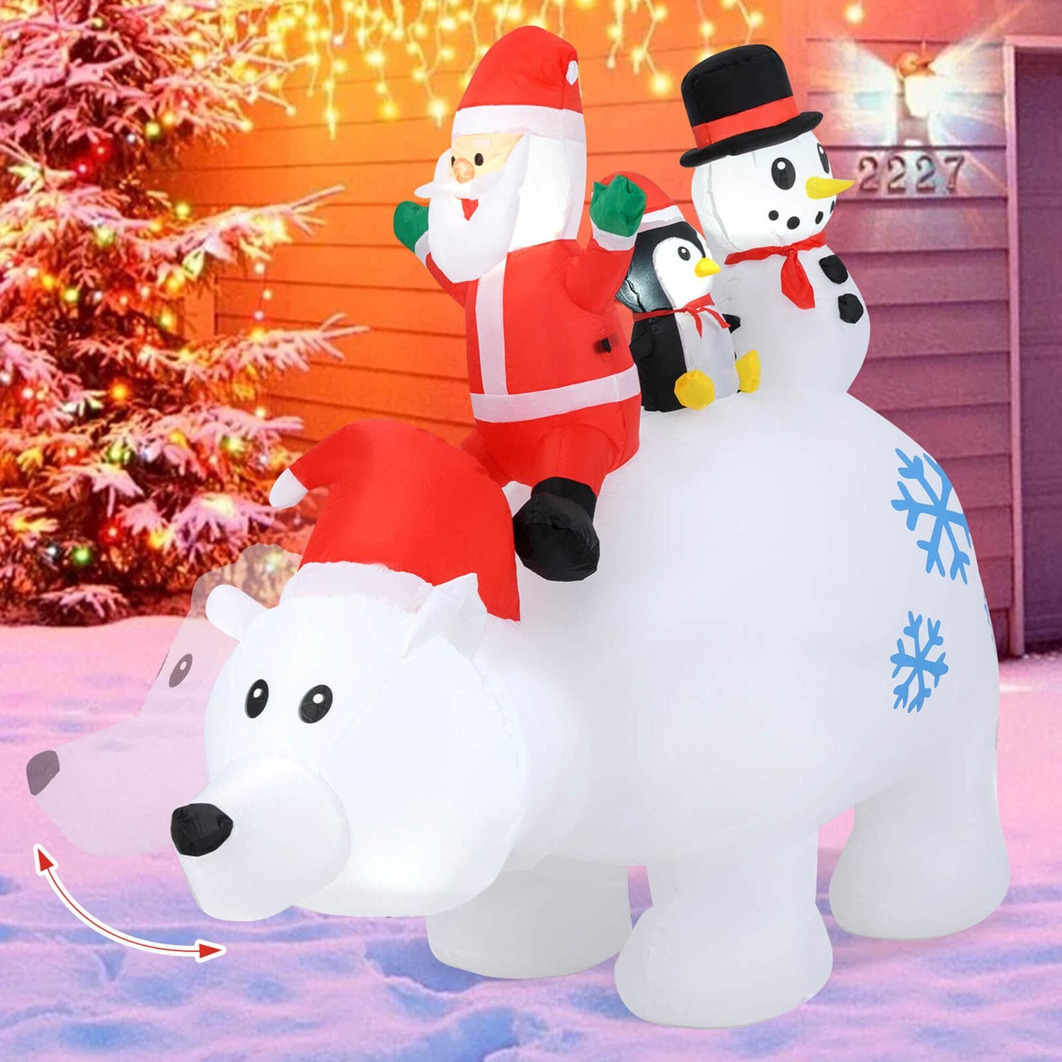 Costway HCST04345 Christmas-Inflatables - View #10