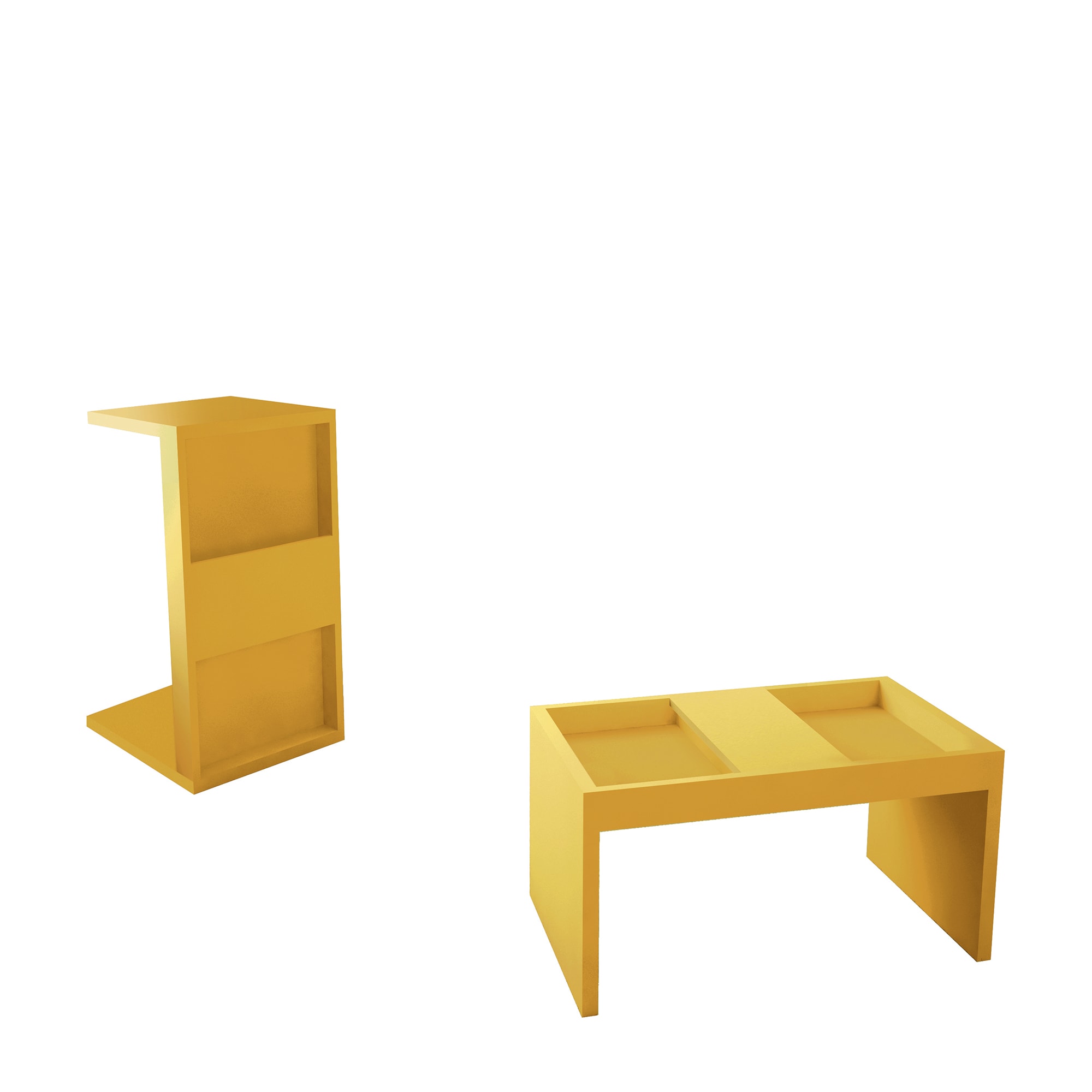 Manhattan Comfort 2-13LC6 Accent-Table-Sets - View #2